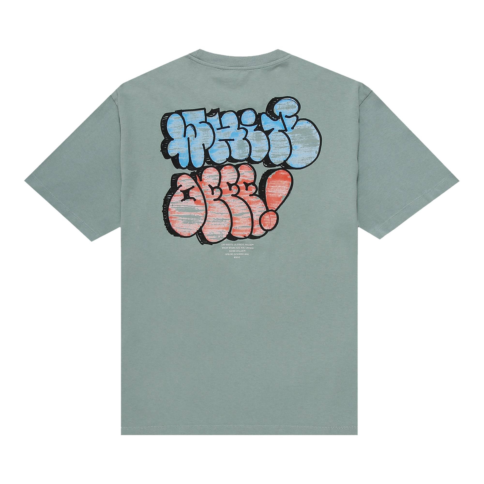 Off-White Logo T-Shirt 'Green' - 2