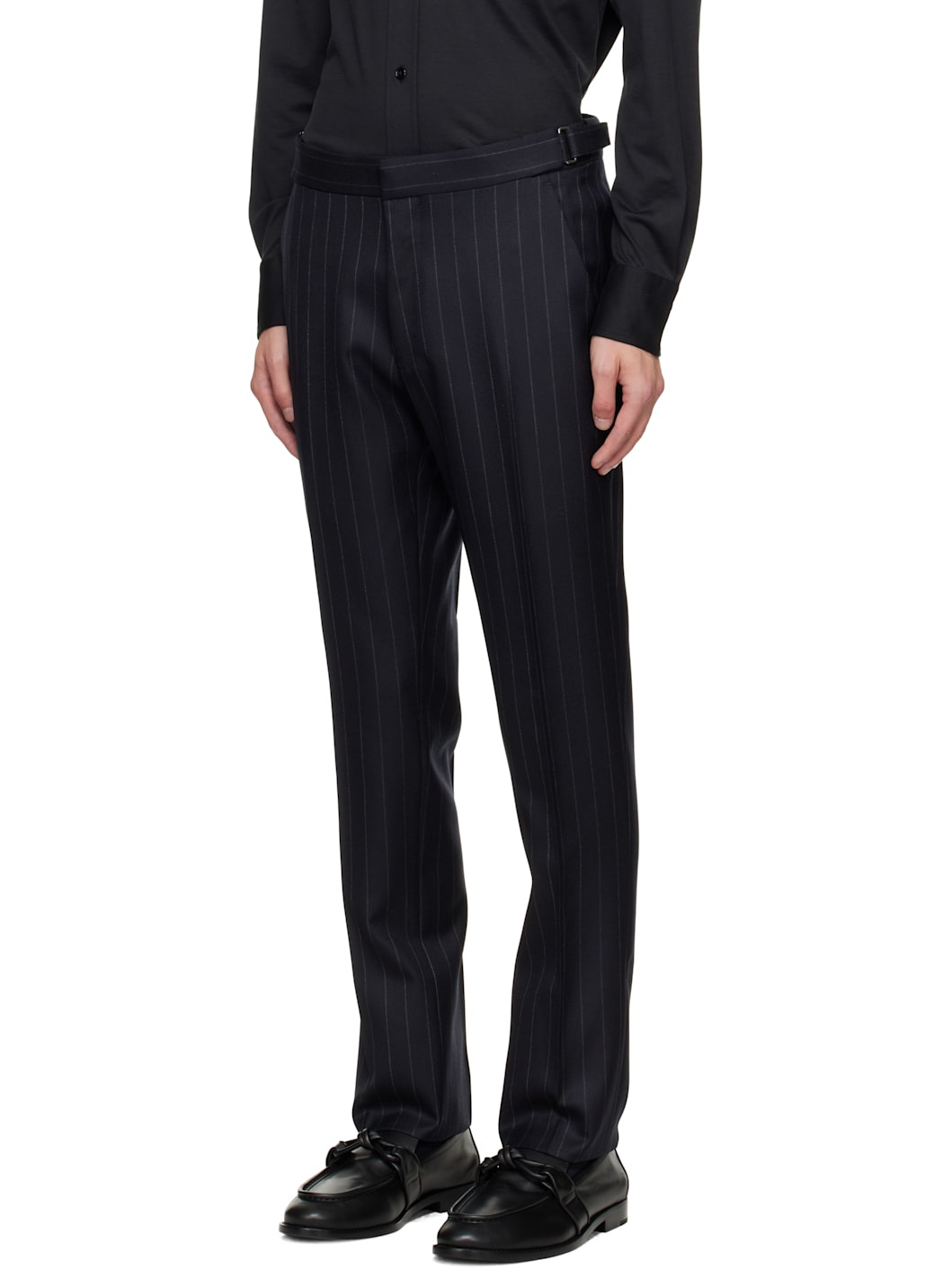 Gray Chalk Stripe Dyllan Suit - 4