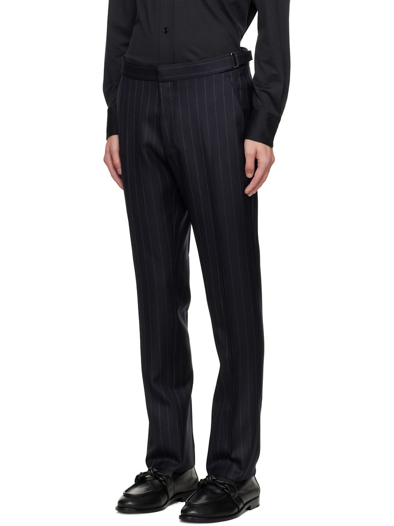 TOM FORD Gray Chalk Stripe Dyllan Suit outlook