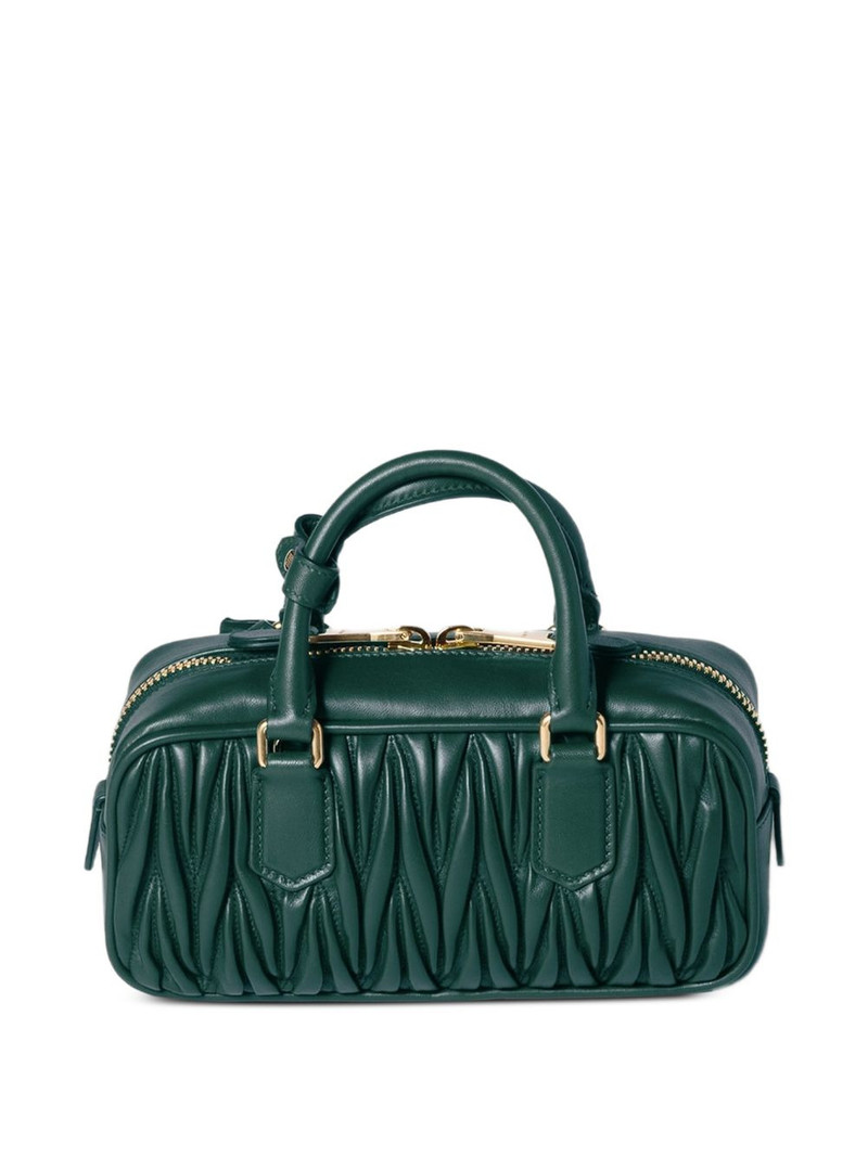 Miu Miu Arcadie matelassé nappa leather bag outlook