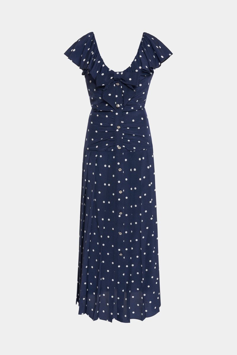 POLKA DOT DRESS WITH RUFFLE 1