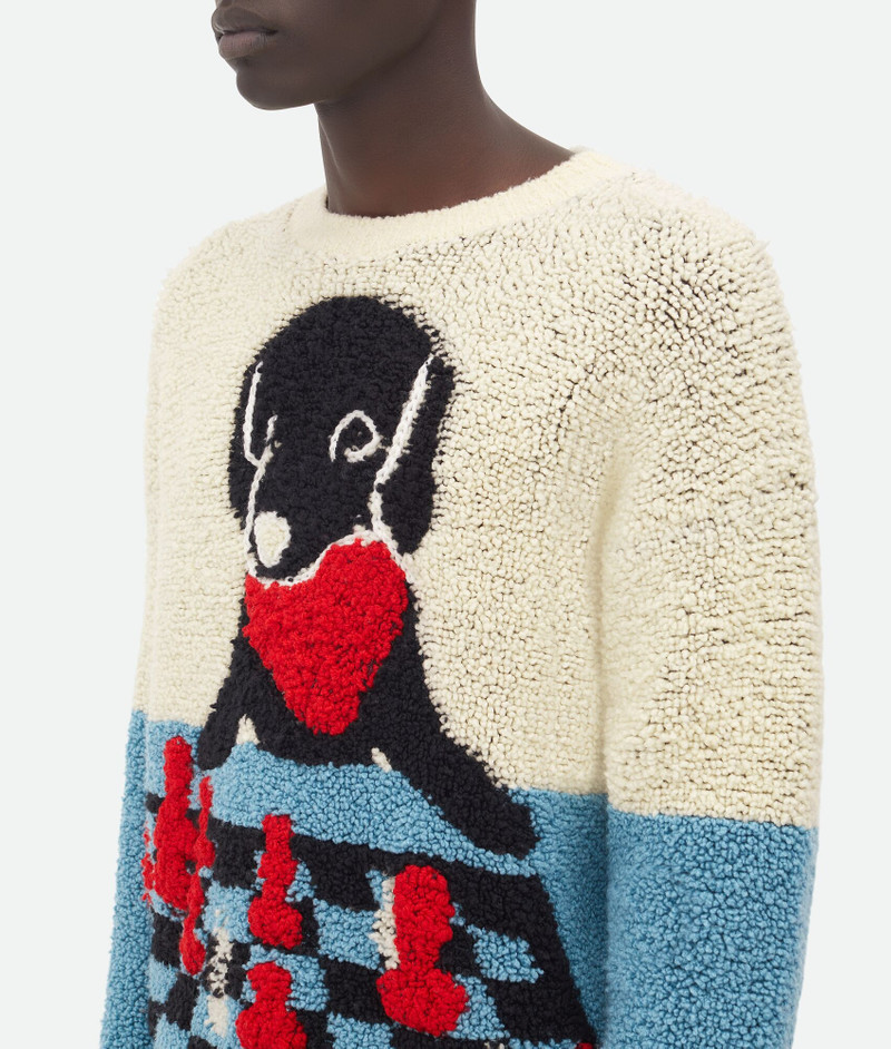 Heavy Wool Jacquard John John Sweater 4