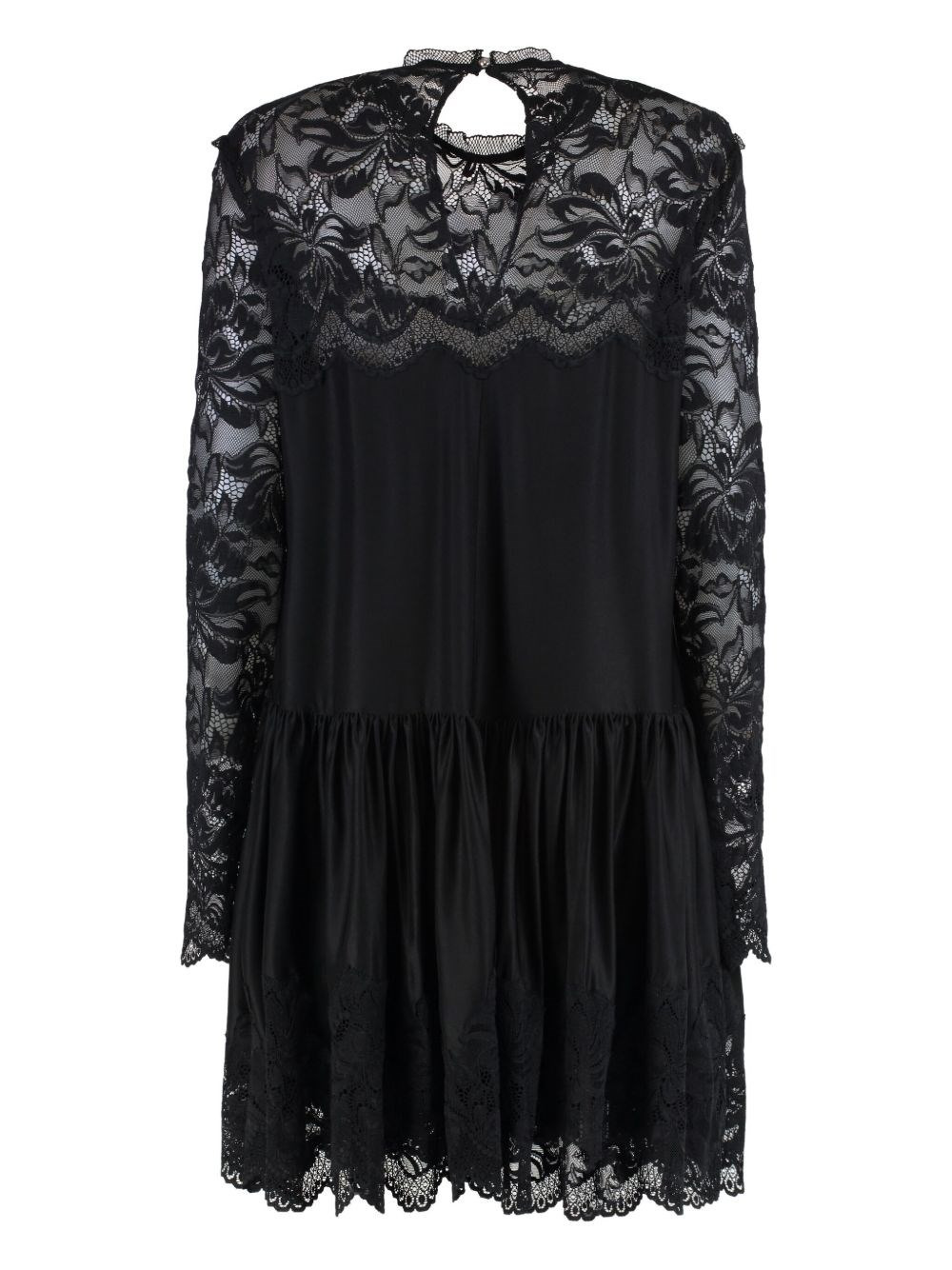 Jersey and lace dress - 2