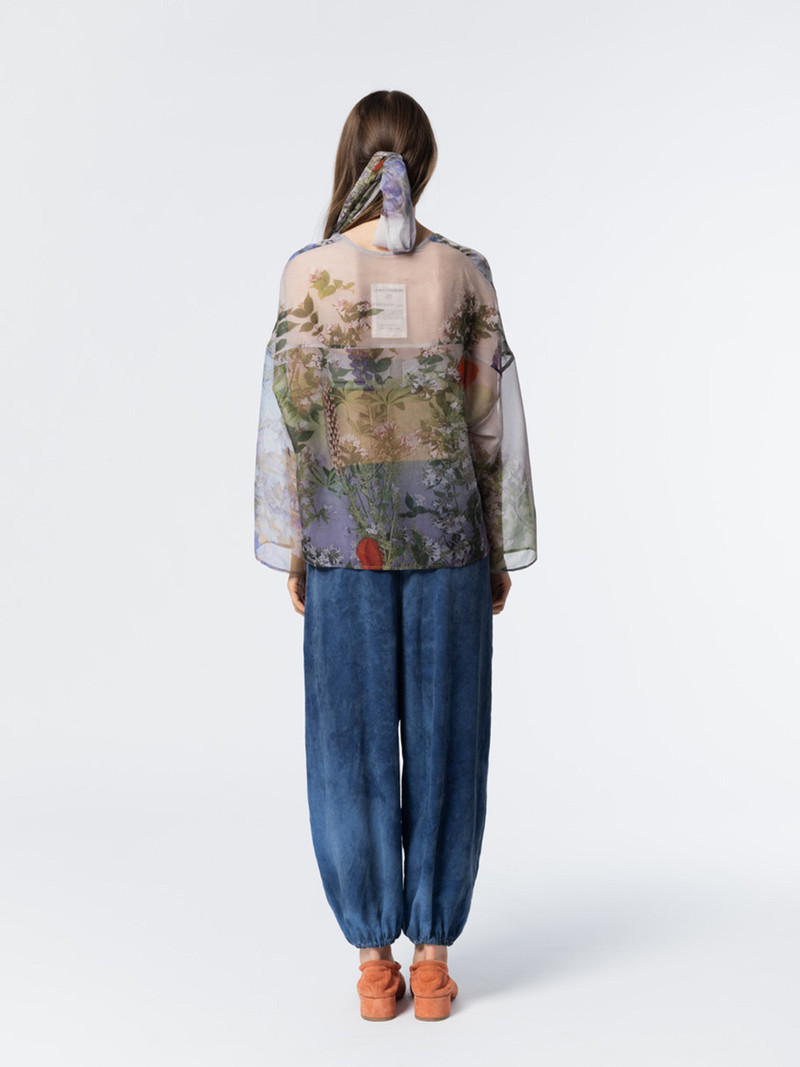 CHIFFON SILKSWEATER - PRINT R 5