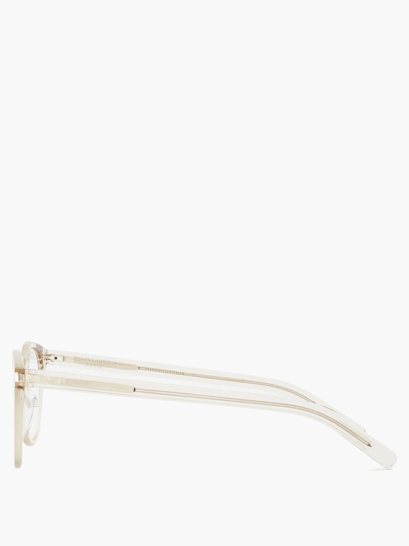 Rounded-square acetate glasses - 4