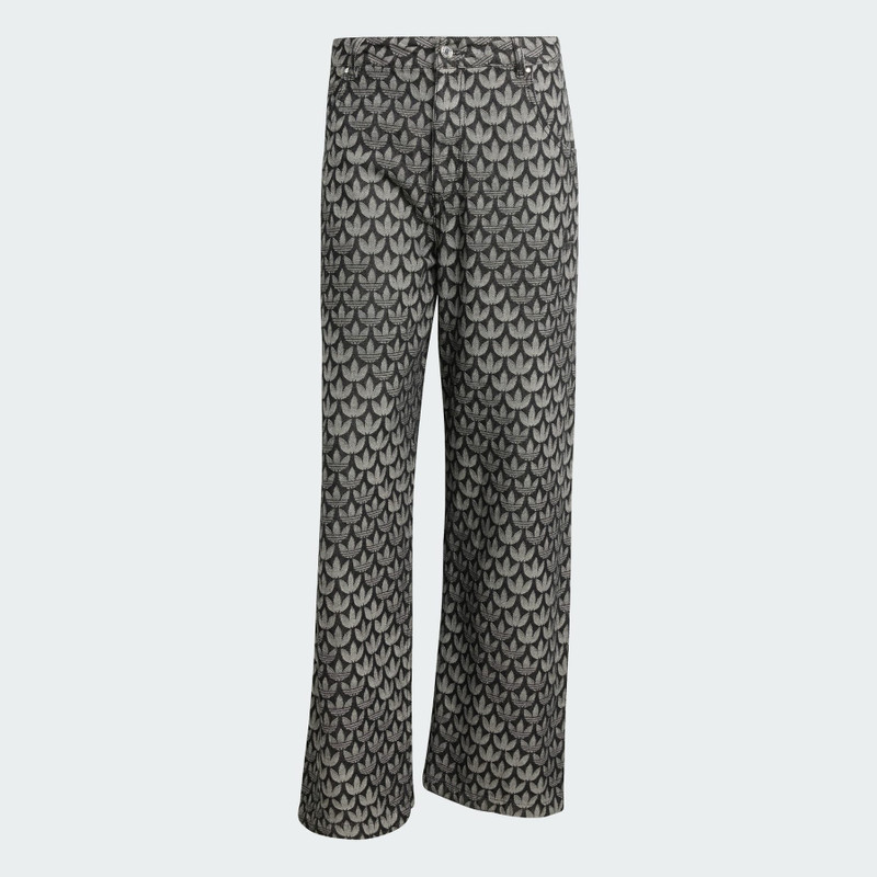 DENIM LOOSE MONOGRAM PANTS 1