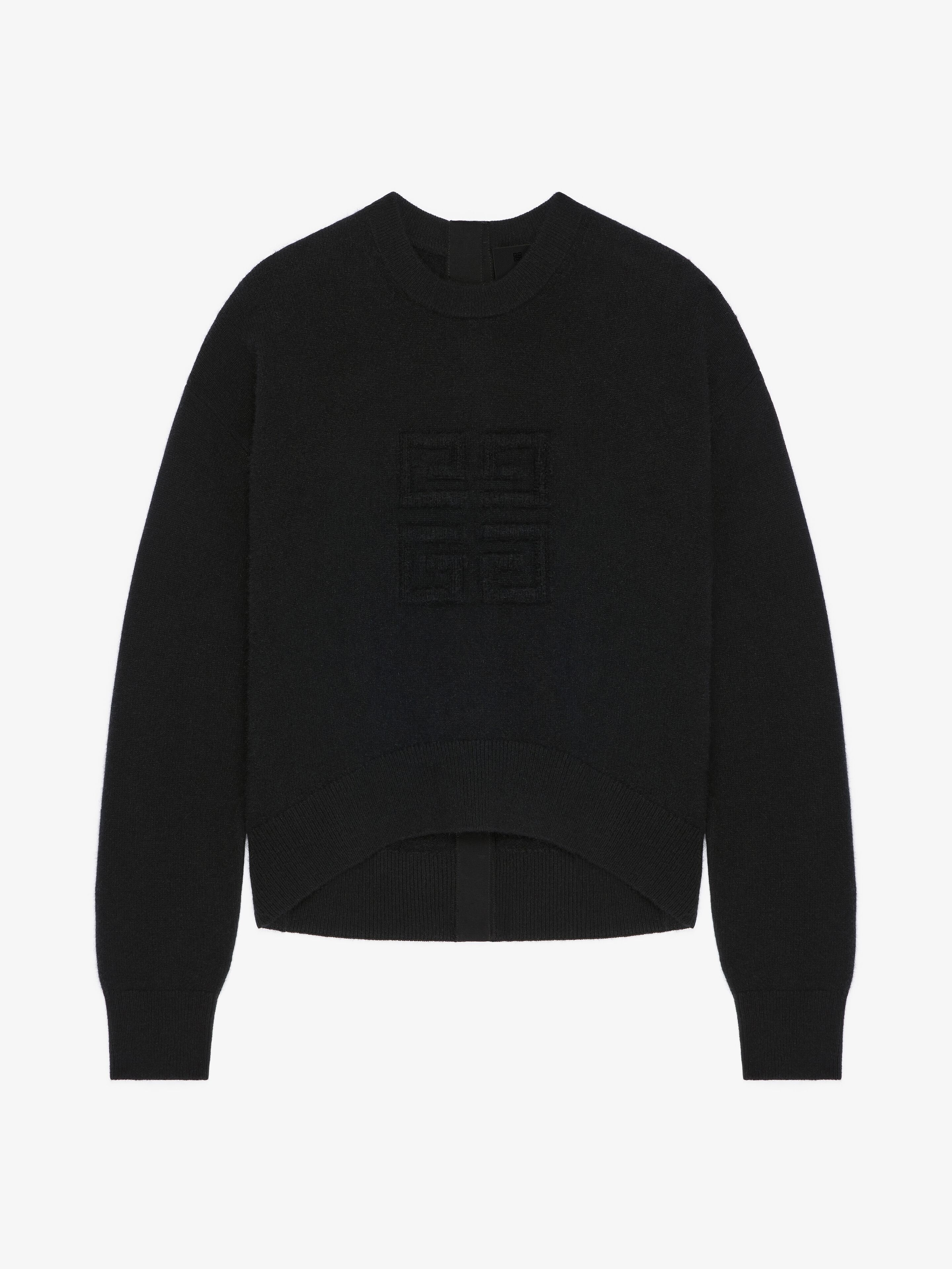4G SWEATER IN WOOL WITH BUTTONED BACK - 1