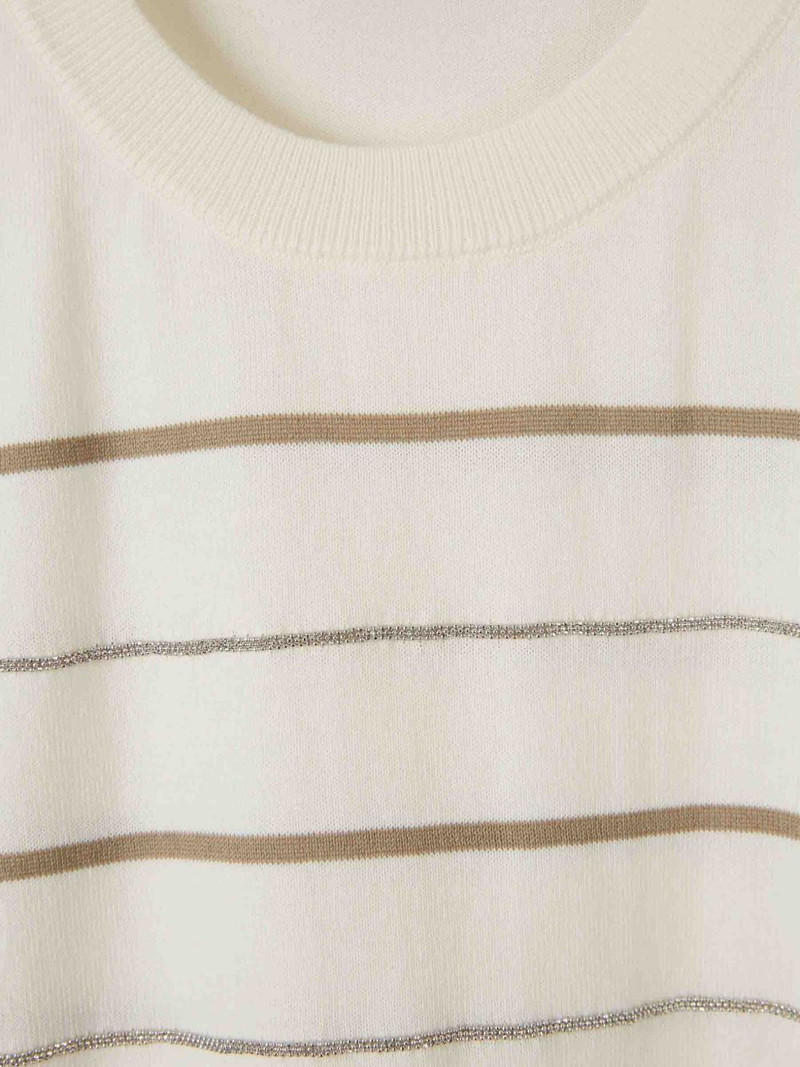 crew-neck striped T-shirt 3
