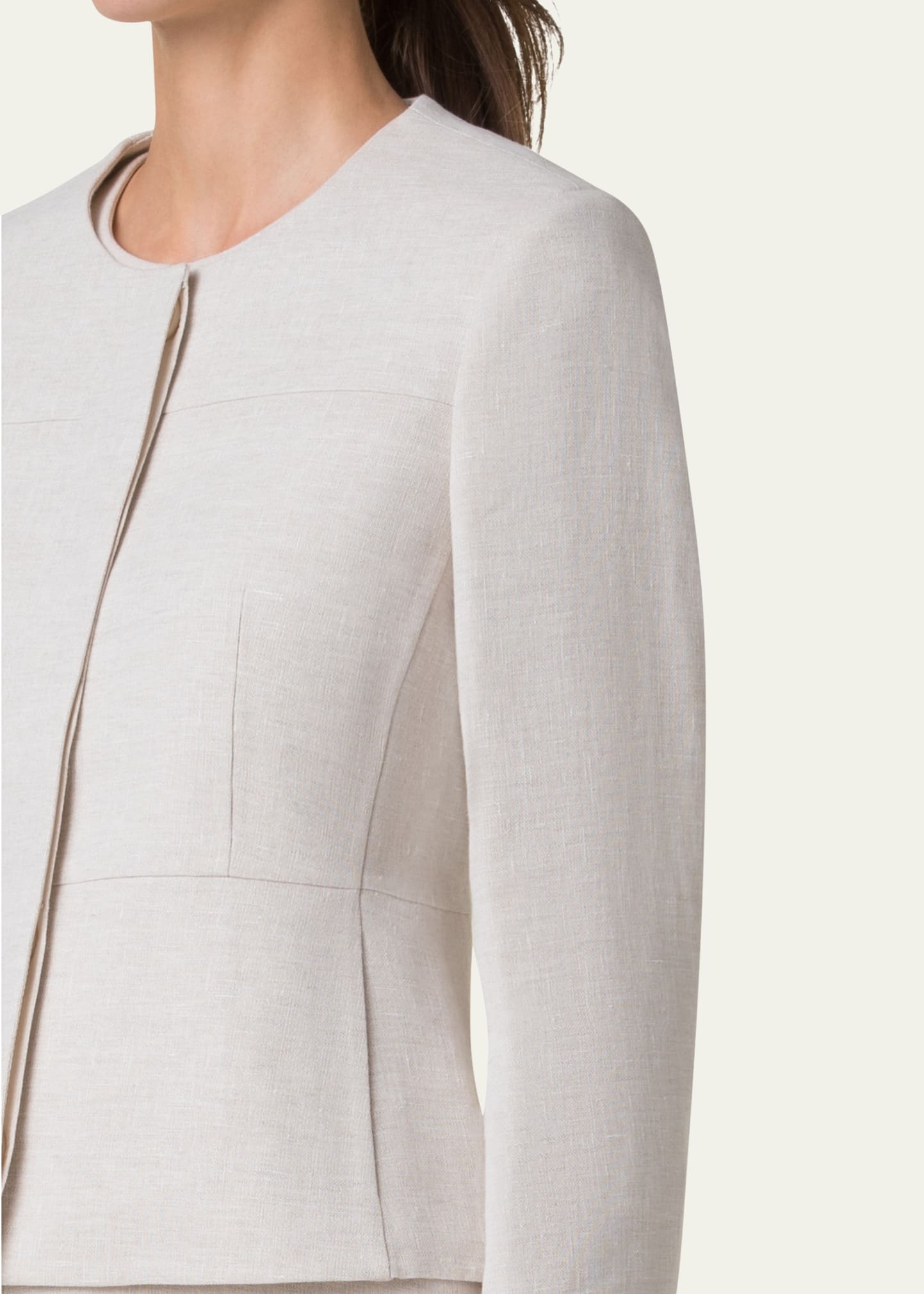 Tina Double-Face Fitted Jacket - 5