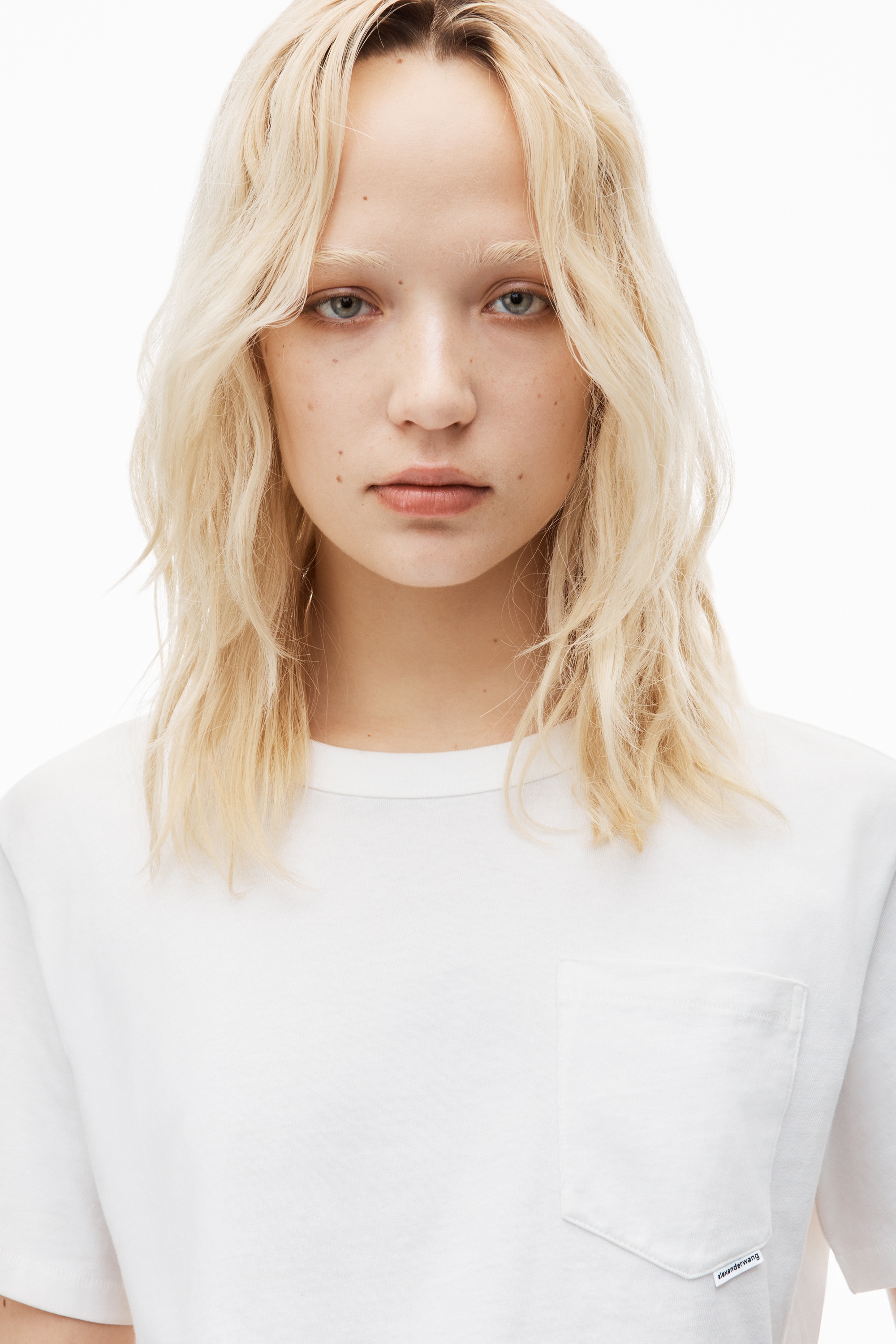 CROPPED TEE IN HIGH TWIST JERSEY - 5