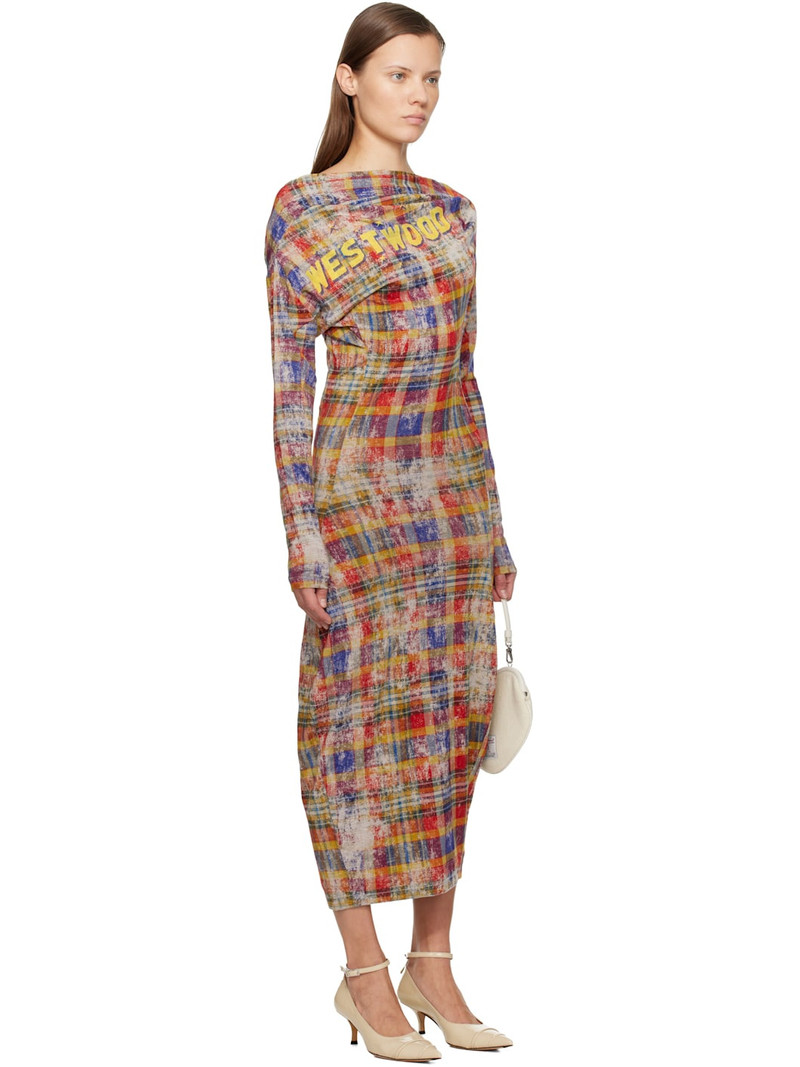 Multicolor LS Superbo Midi Dress 2