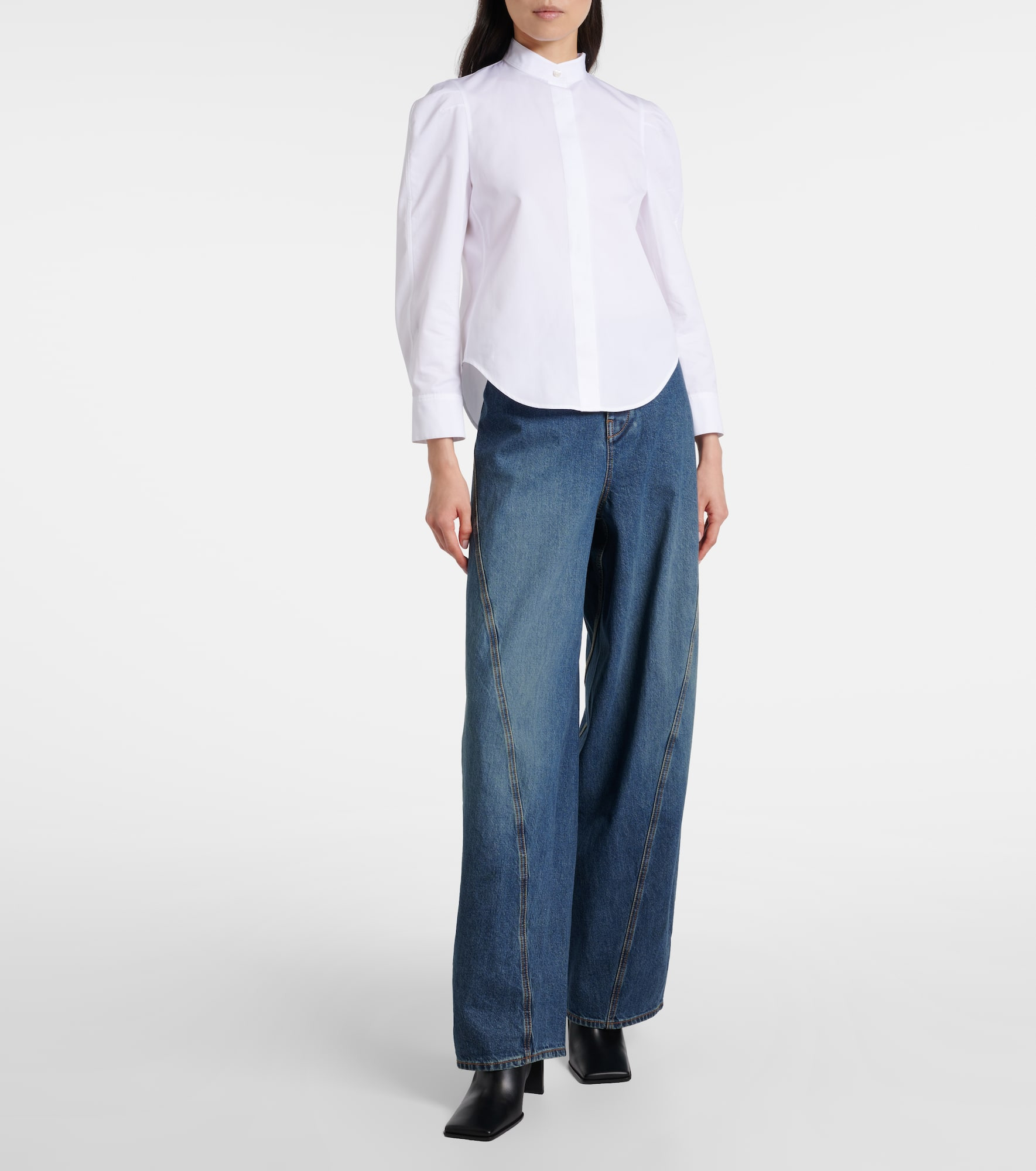 Cotton poplin shirt - 2