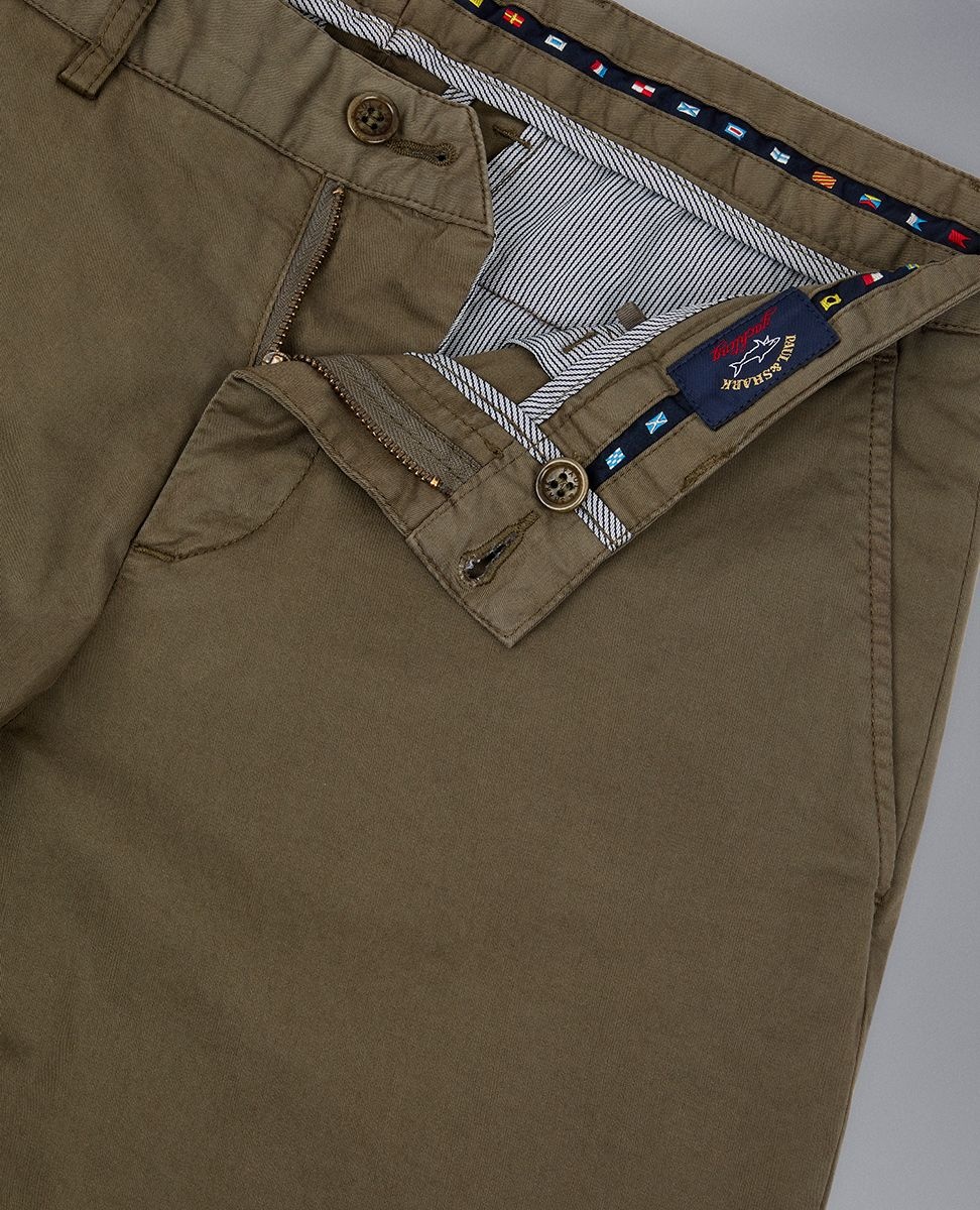 Stretch organic cotton trousers - 6