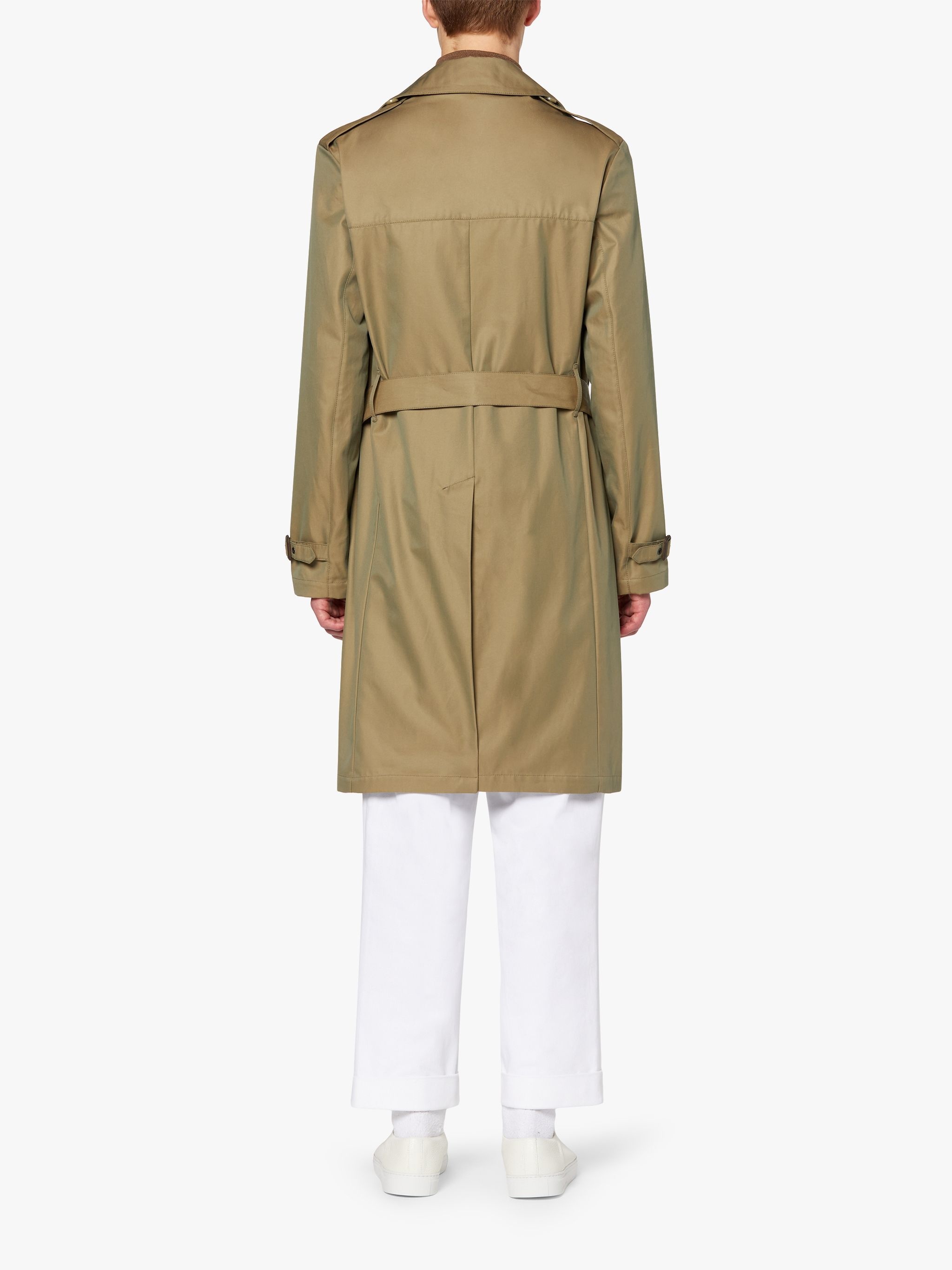 ST ANDREWS KHAKI GABARDINE COTTON TRENCH COAT | GMC-101 - 3