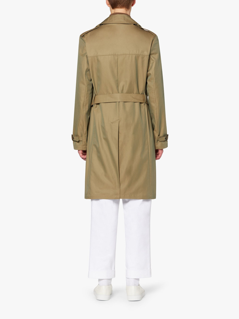 ST ANDREWS KHAKI GABARDINE COTTON TRENCH COAT | GMC-101 3