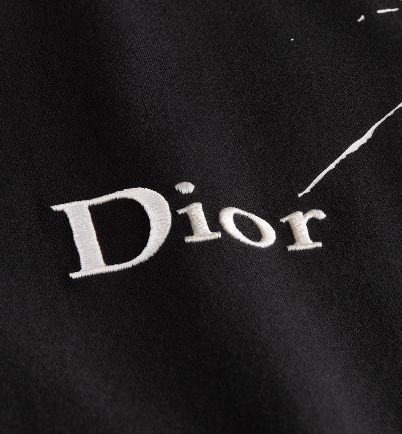 Dior T-Shirt with Book Cover Embroidery and Print, Relaxed Fit outlook