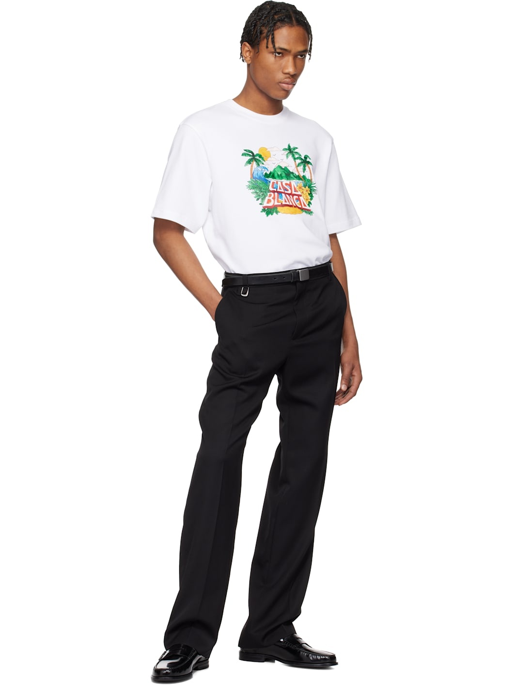 White 'Casa' Beach Wave T-shirt - 5