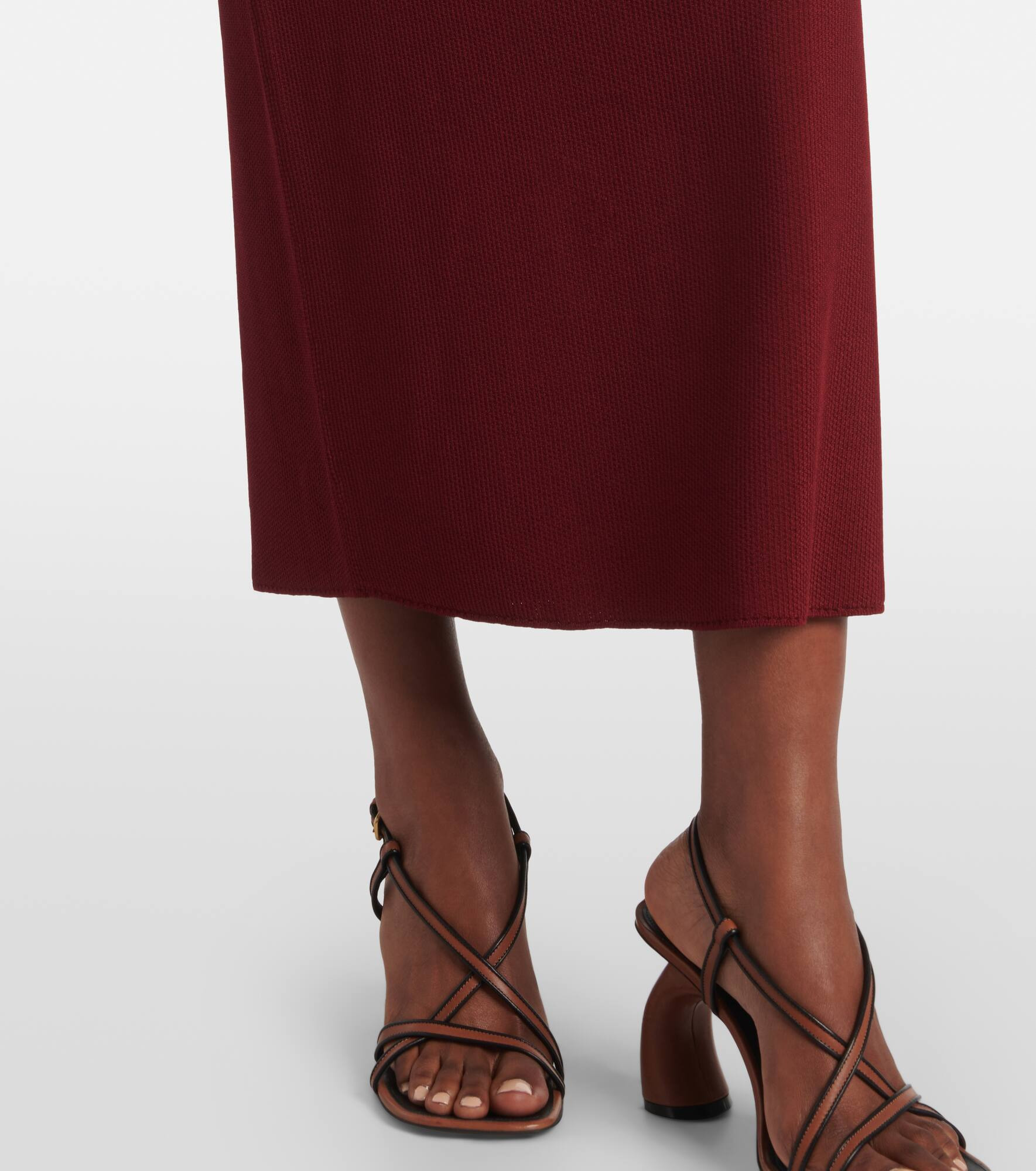 Knitted polo dress - 5