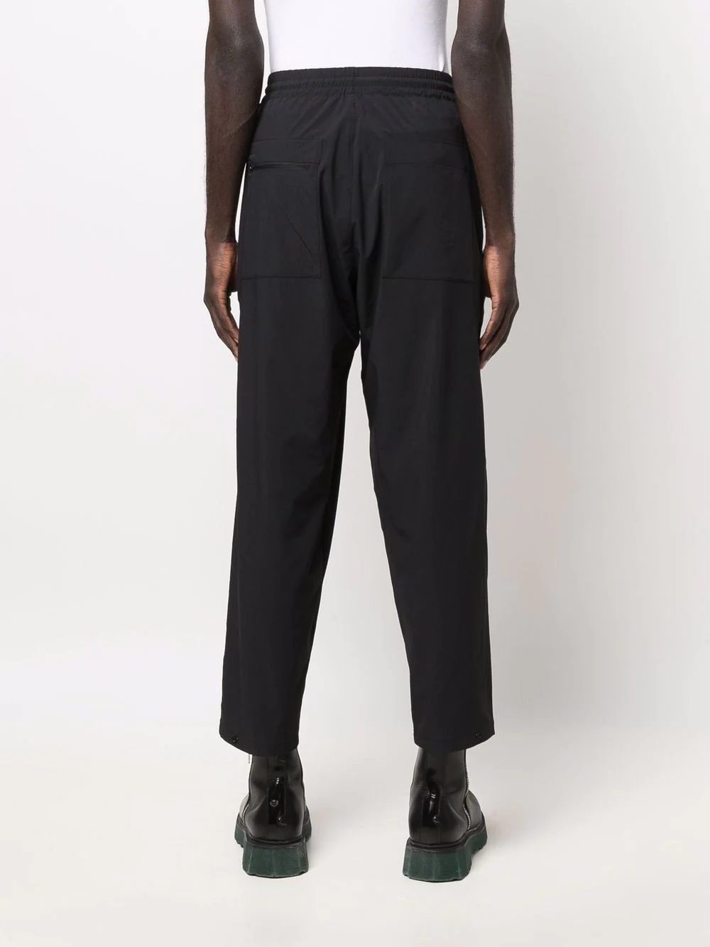 cropped straight-leg cargo pants - 4