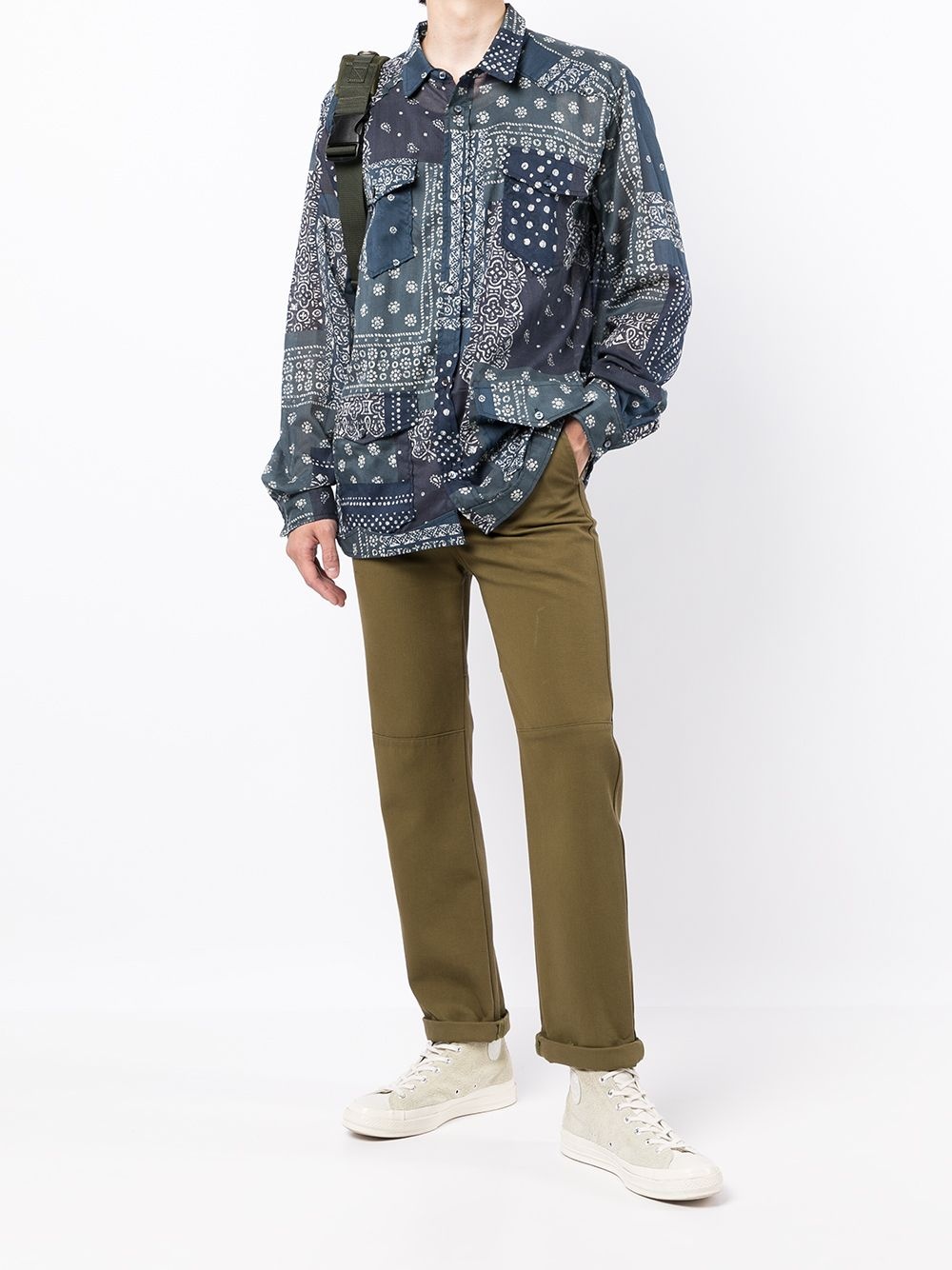 paisley button-down shirt - 2