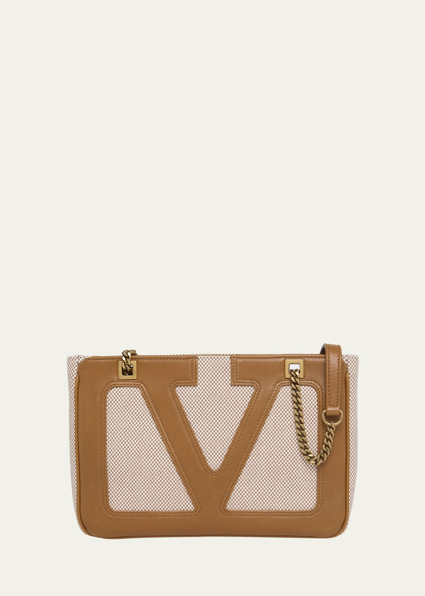 Viva Superstar Small VLOGO Canvas Tote Bag - 1