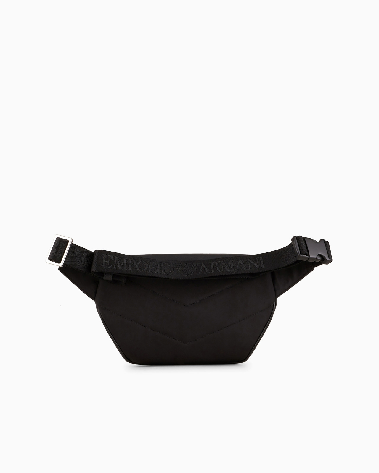 ASV regenerated Saffiano leather belt bag with eagle plate - 3