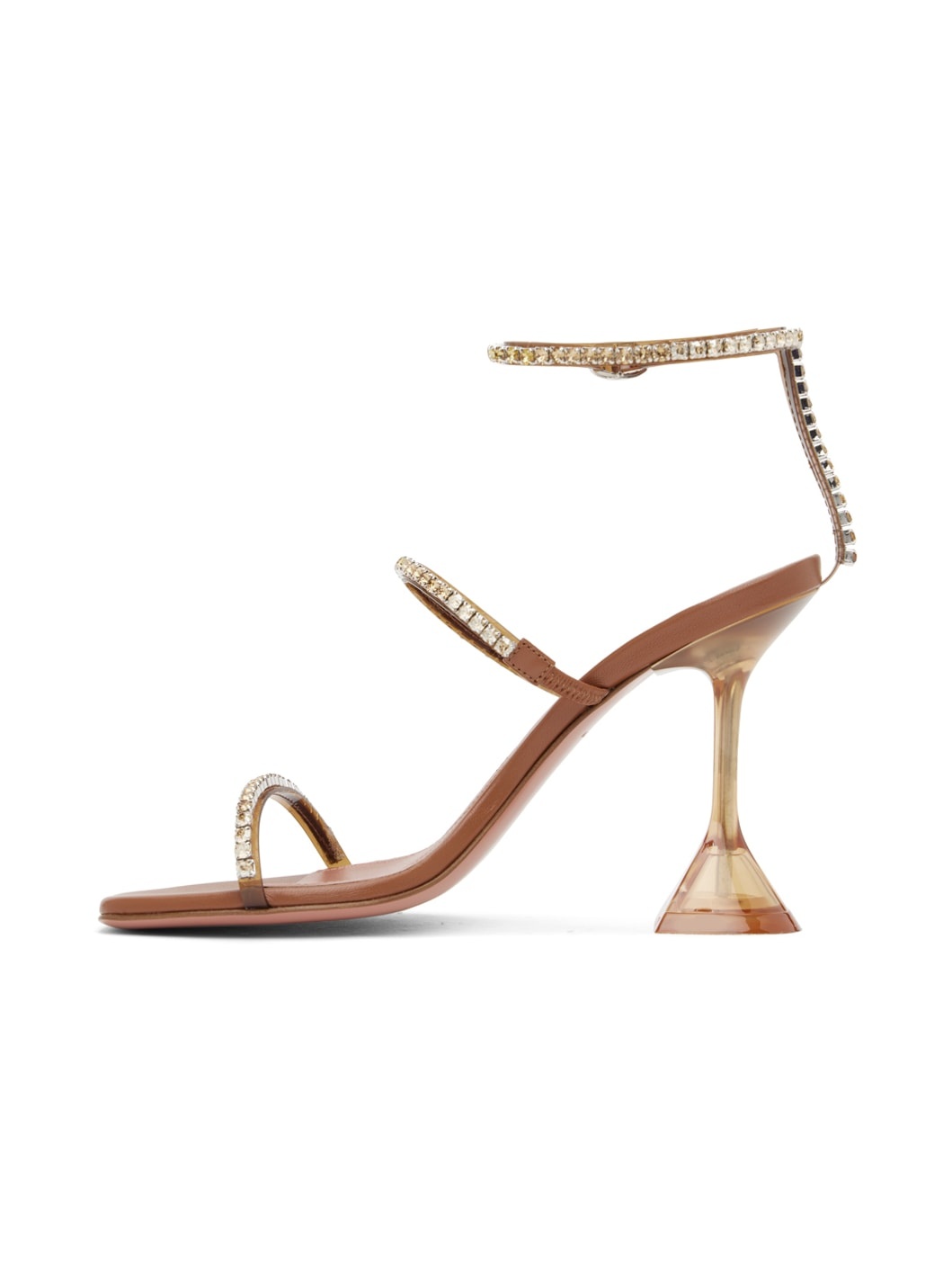 Brown Gilda Heeled Sandals - 3