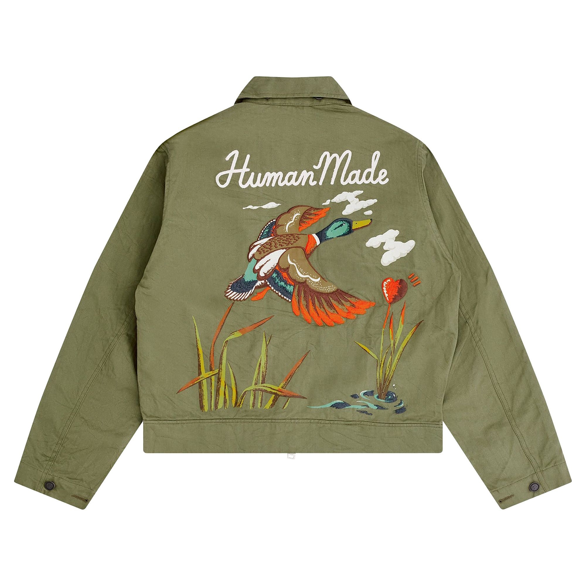 Human Made Military Jacket 'Olive Drab' - 2