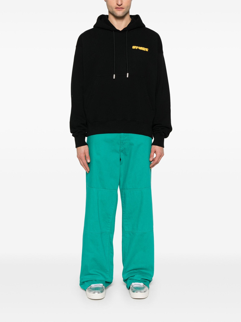 puffy-logo hoodie 5