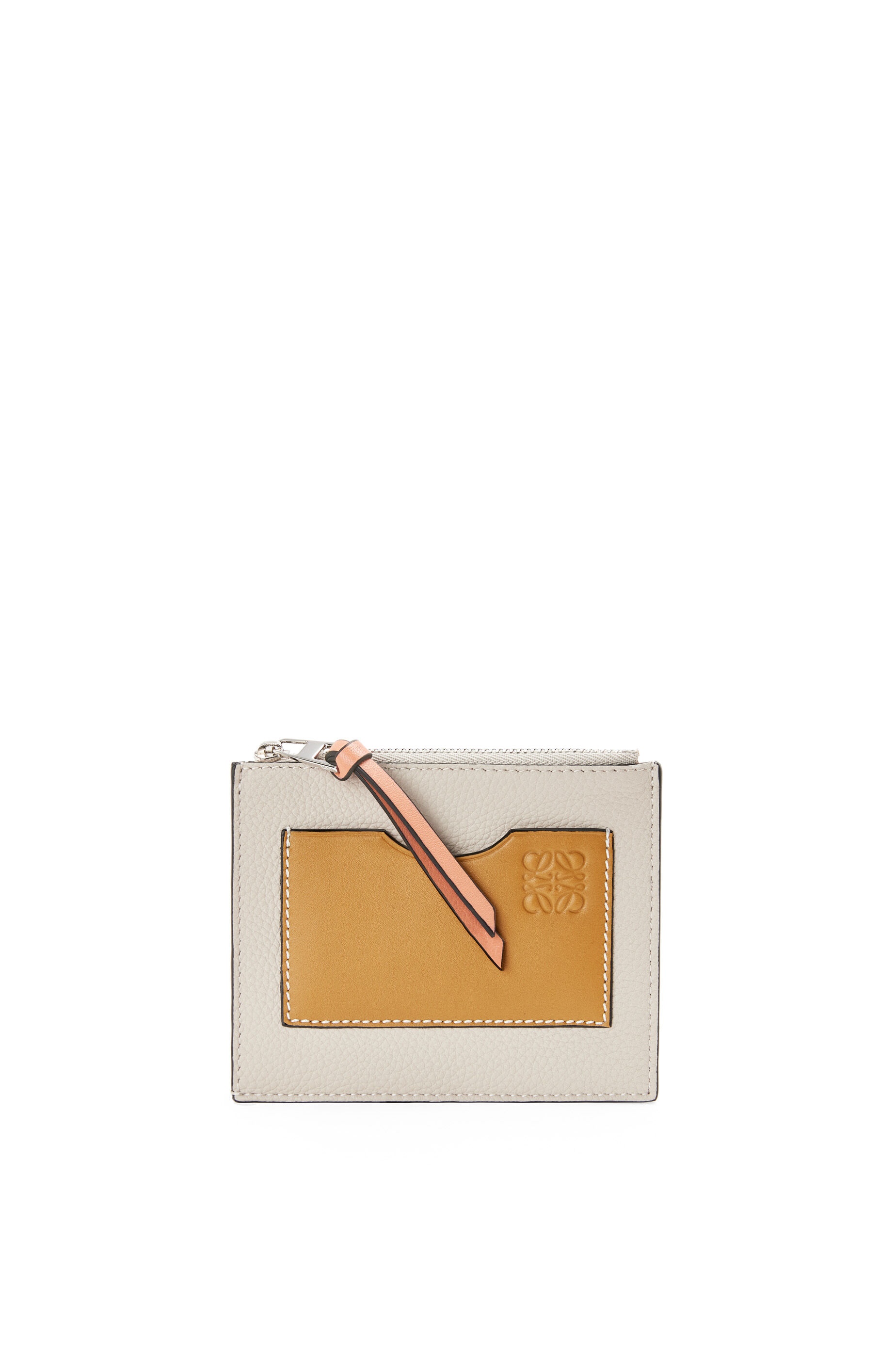 Coin cardholder in soft grained calfskin - 1