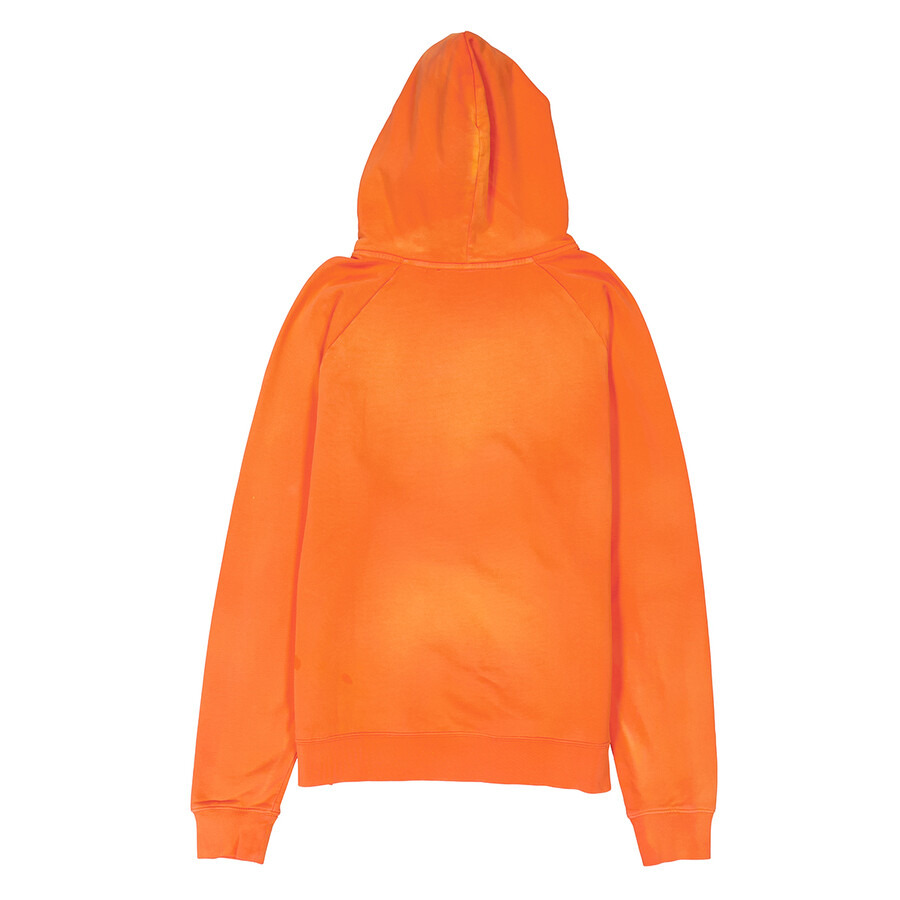 Etudes Men's Orange Racing Logo Cotton Hoodie - 2