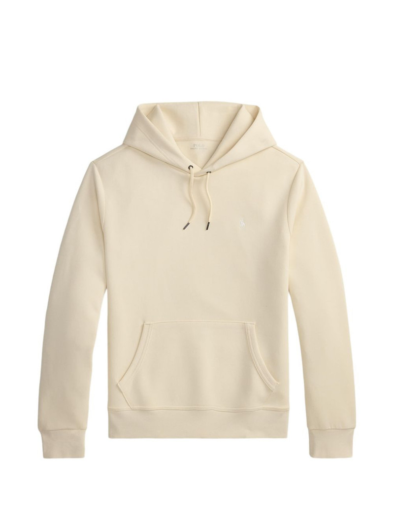 drawstring embroidered-logo hoodie 1