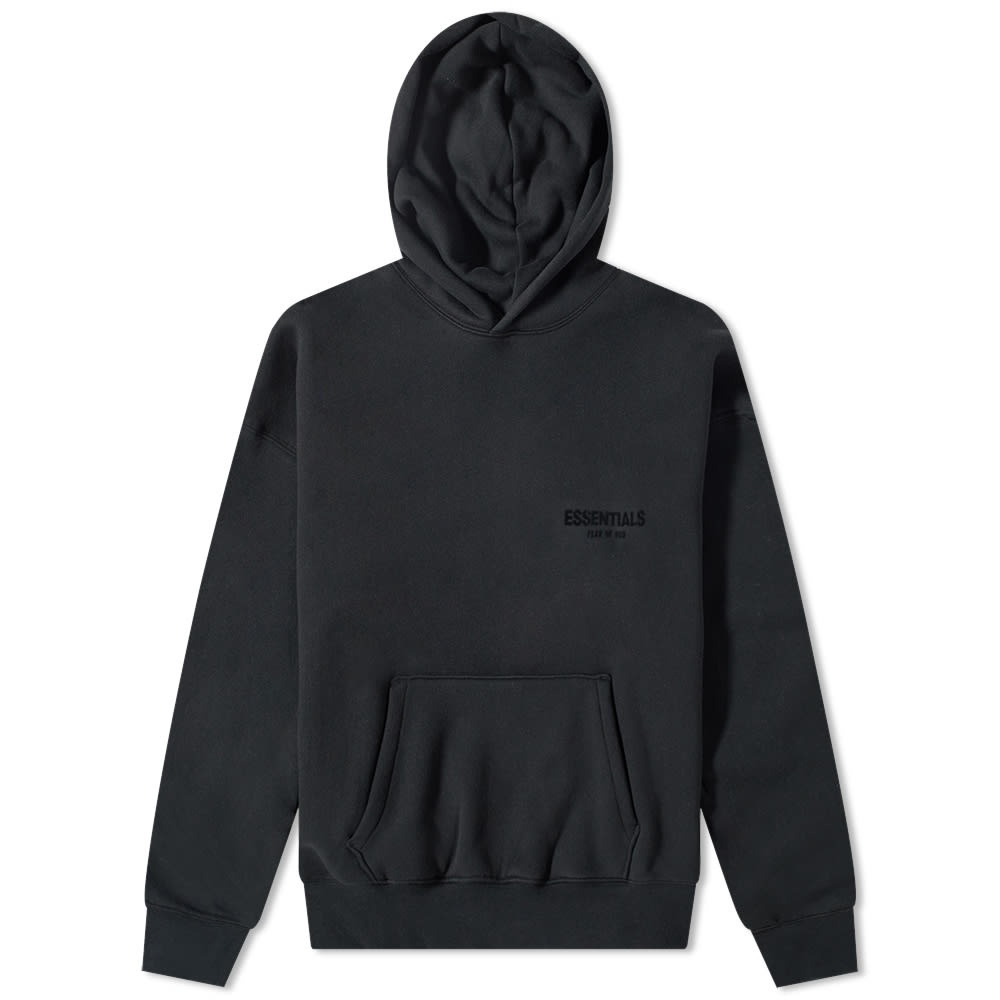 FEAR OF GOD ESSENTIALS Logo Popover Hoody - 1