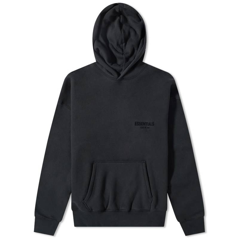 FEAR OF GOD ESSENTIALS Logo Popover Hoody 1