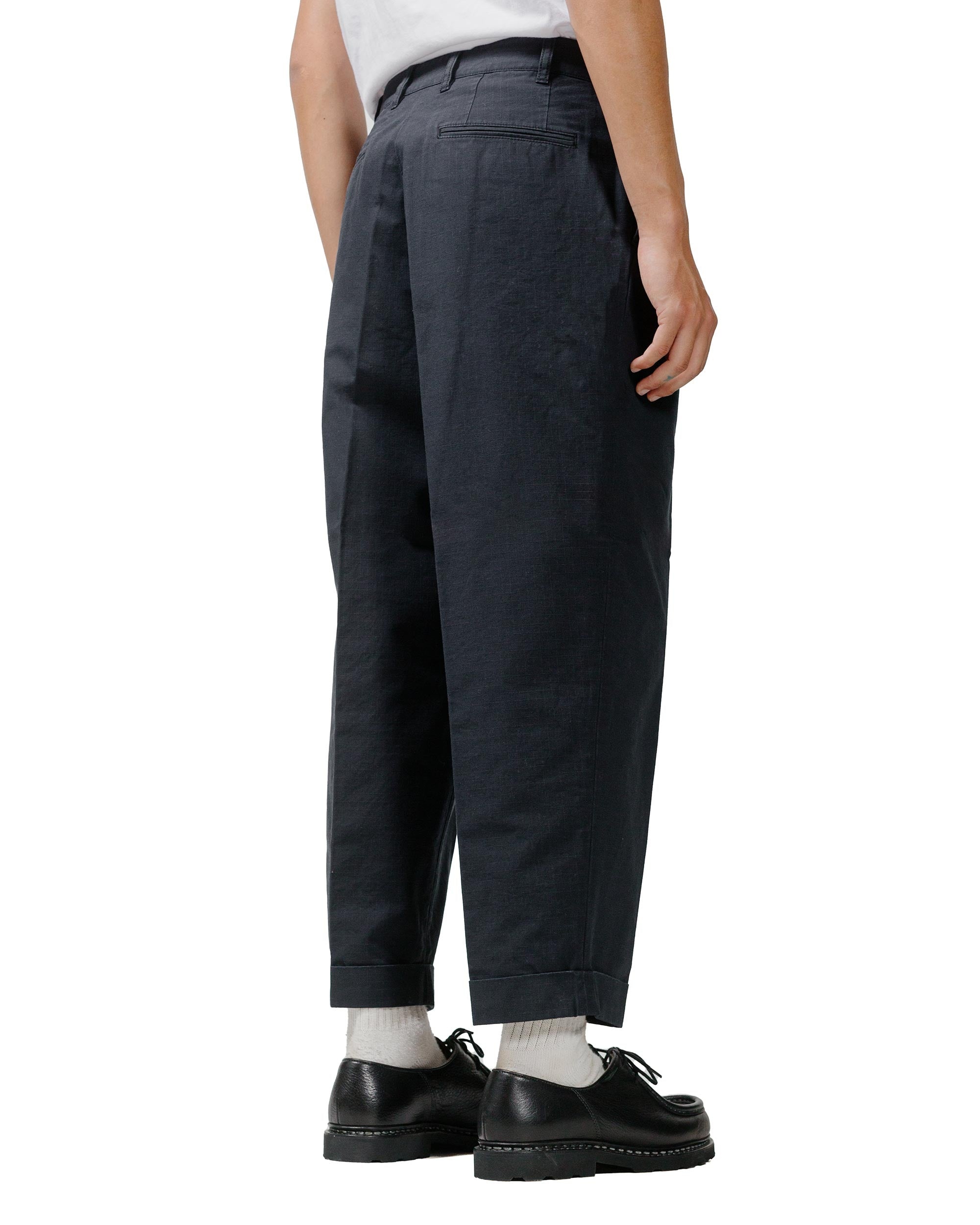Lost & Found 2Pleats Cotton Ripstop Black - 3