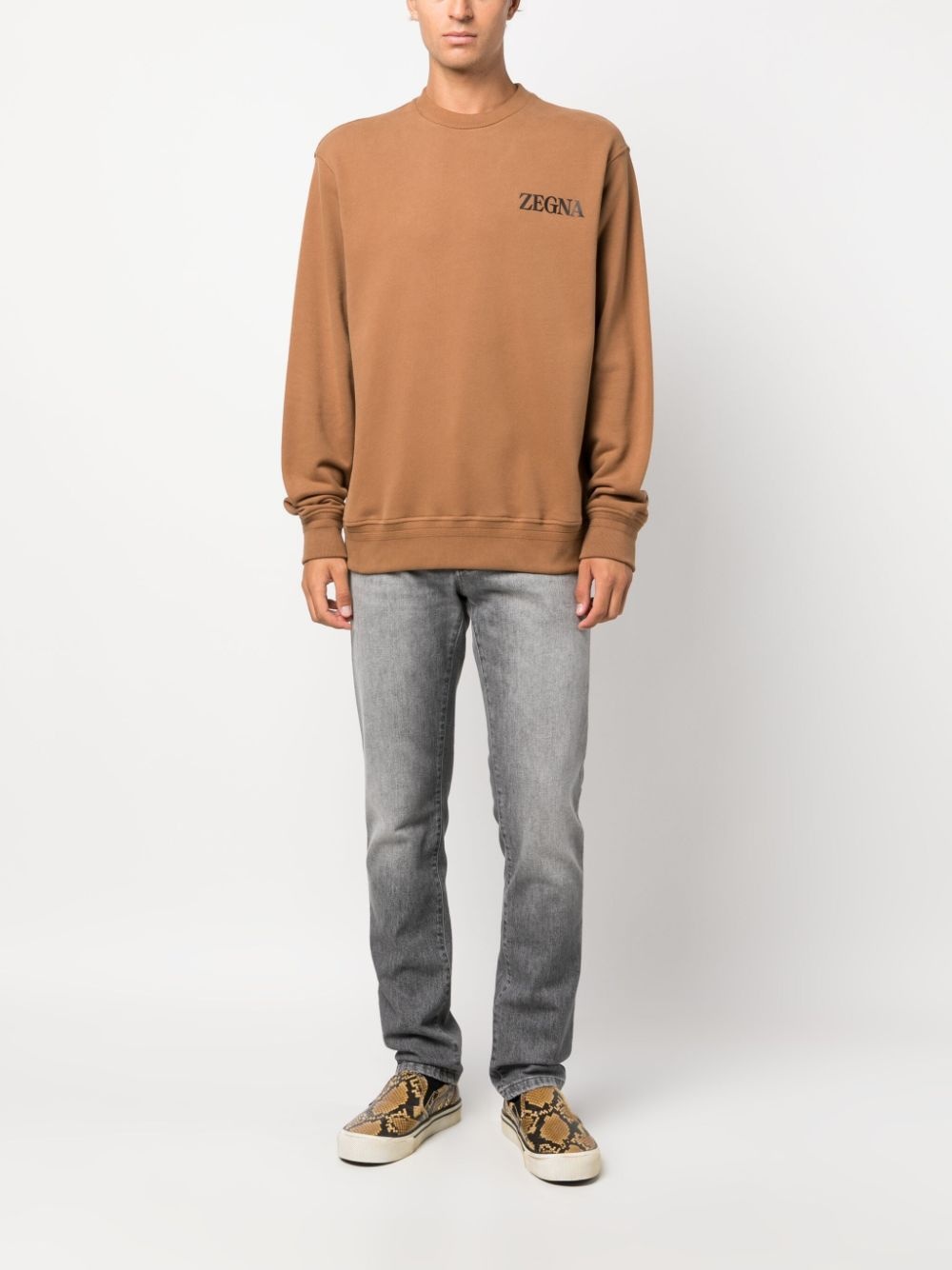 mid-rise straight-leg jeans - 2