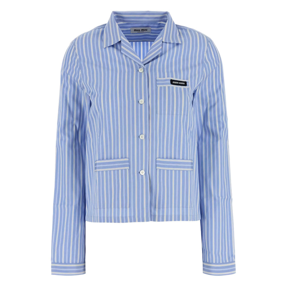 Miu Miu Blue Tops - Shirts Women - 1