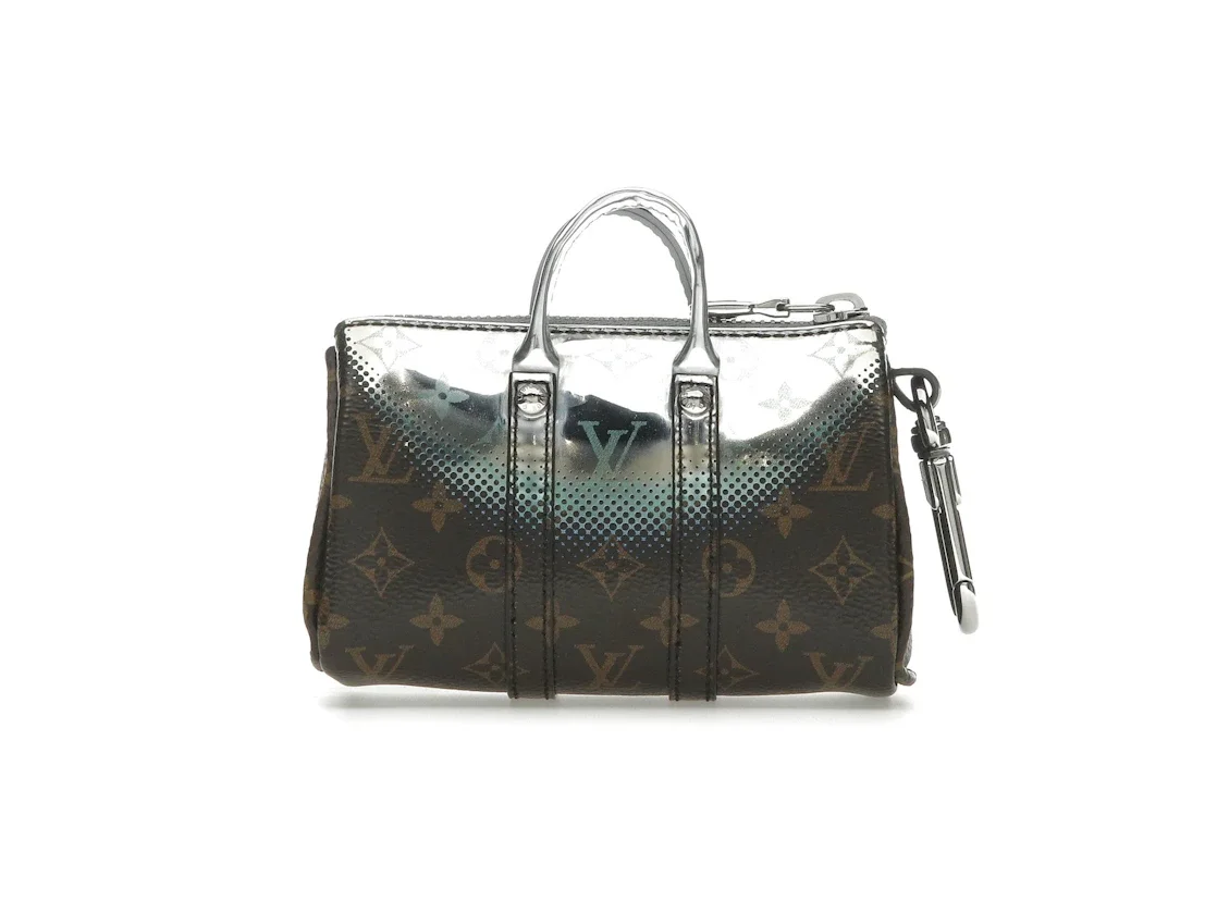 Louis Vuitton Nebula Mini Keepall Pouch Key Holder and Bag Charm Metallic - 1