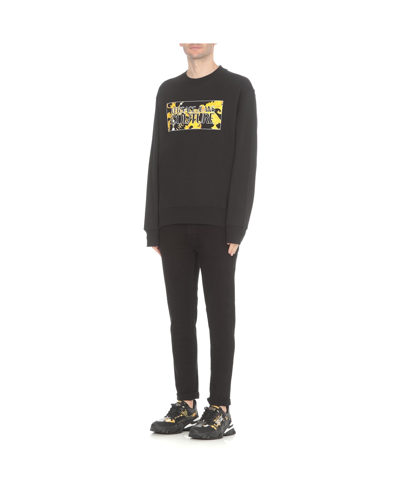 Versace Chain Couture Sweatshirt - 3