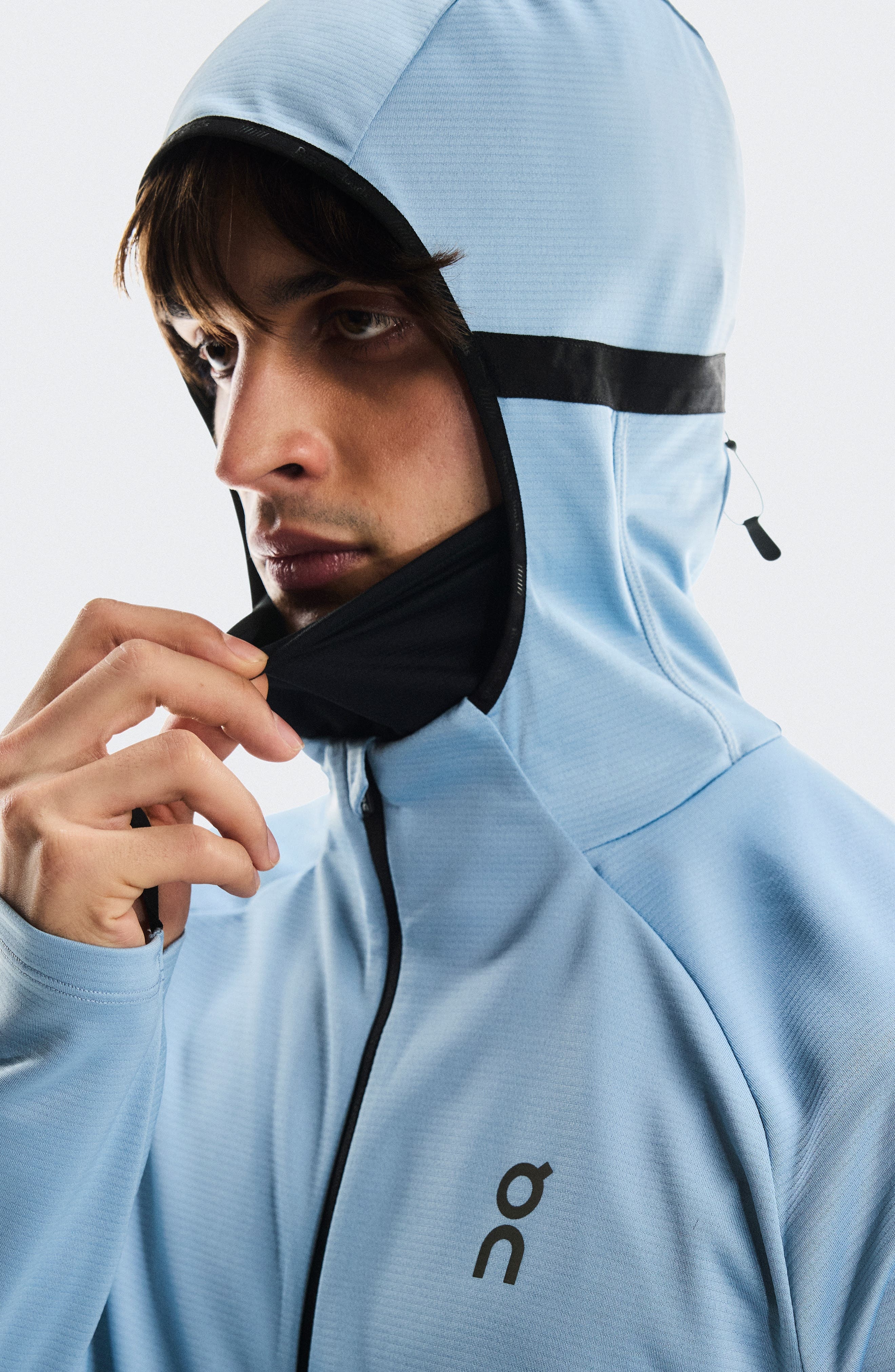 On Climate Zip Hoodie in Chambray at Nordstrom - 4