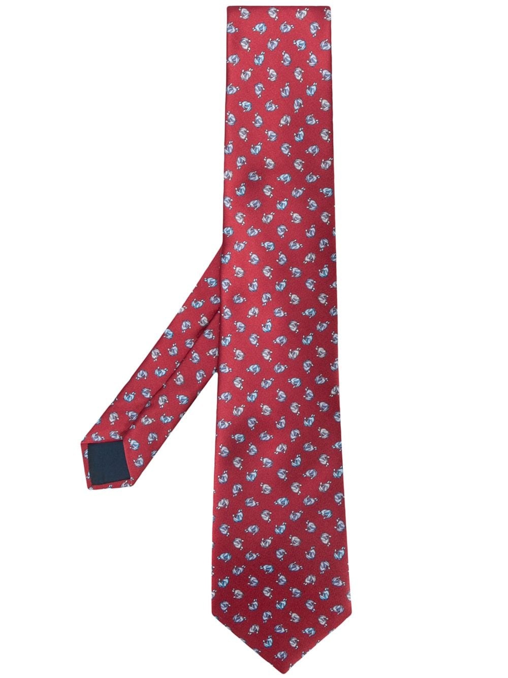 Mother and Child printed tie - 1