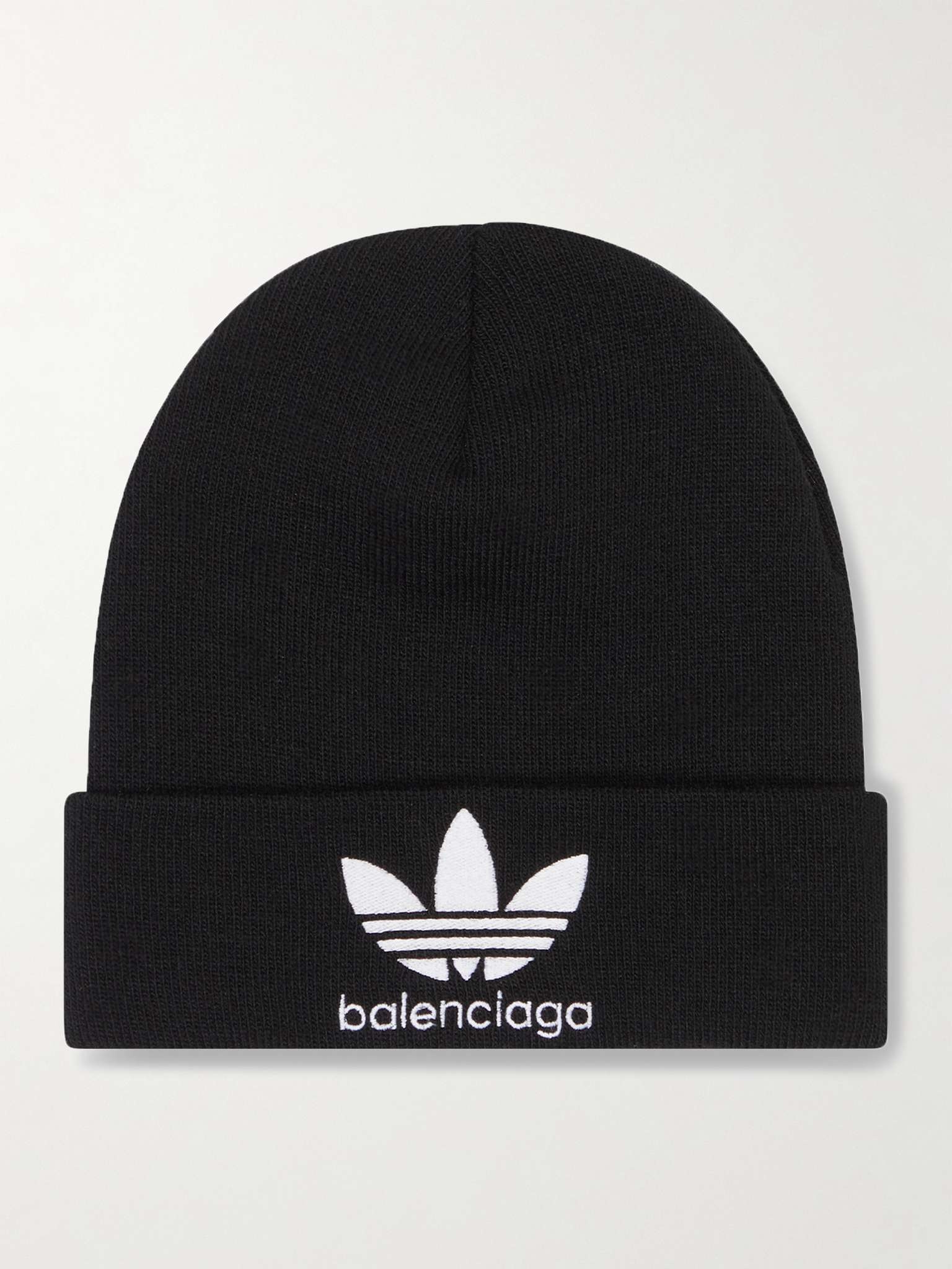 + adidas Logo-Embroidered Knitted Beanie - 1