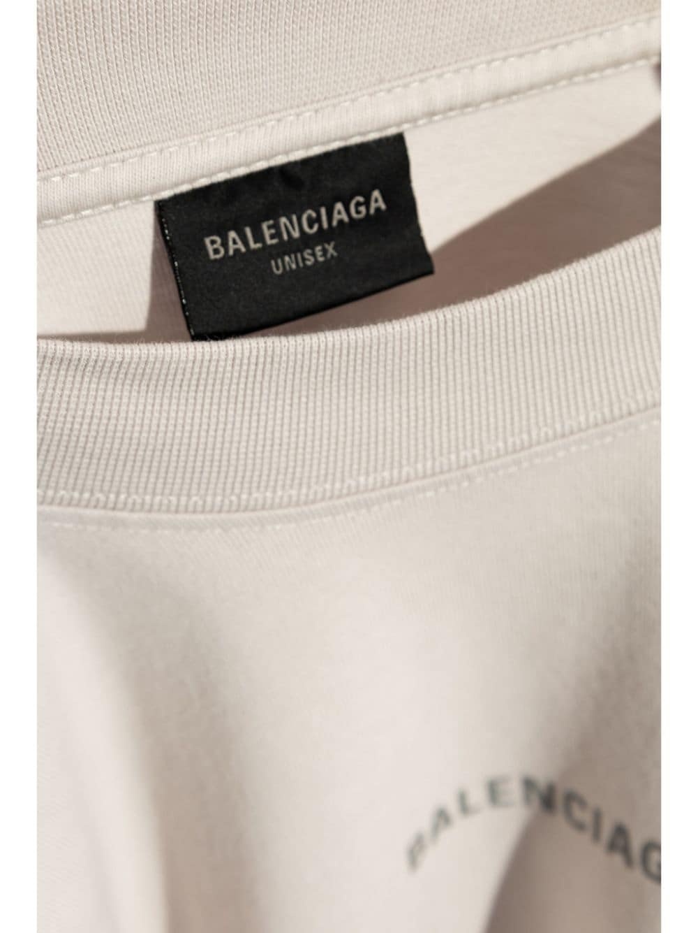 logo-print cotton sweatshirt - 5