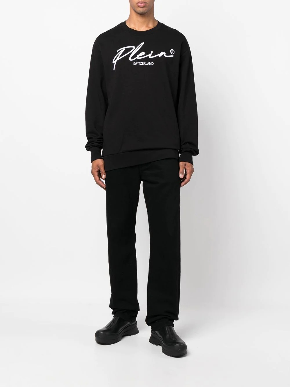 logo crew-neck jumper - 2