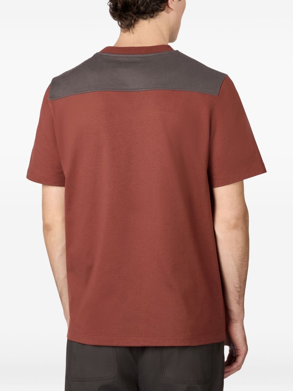 block-colour pocket T-shirt - 3