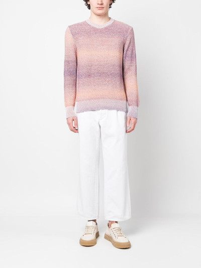 FERRAGAMO color-degrade knitted jumper outlook