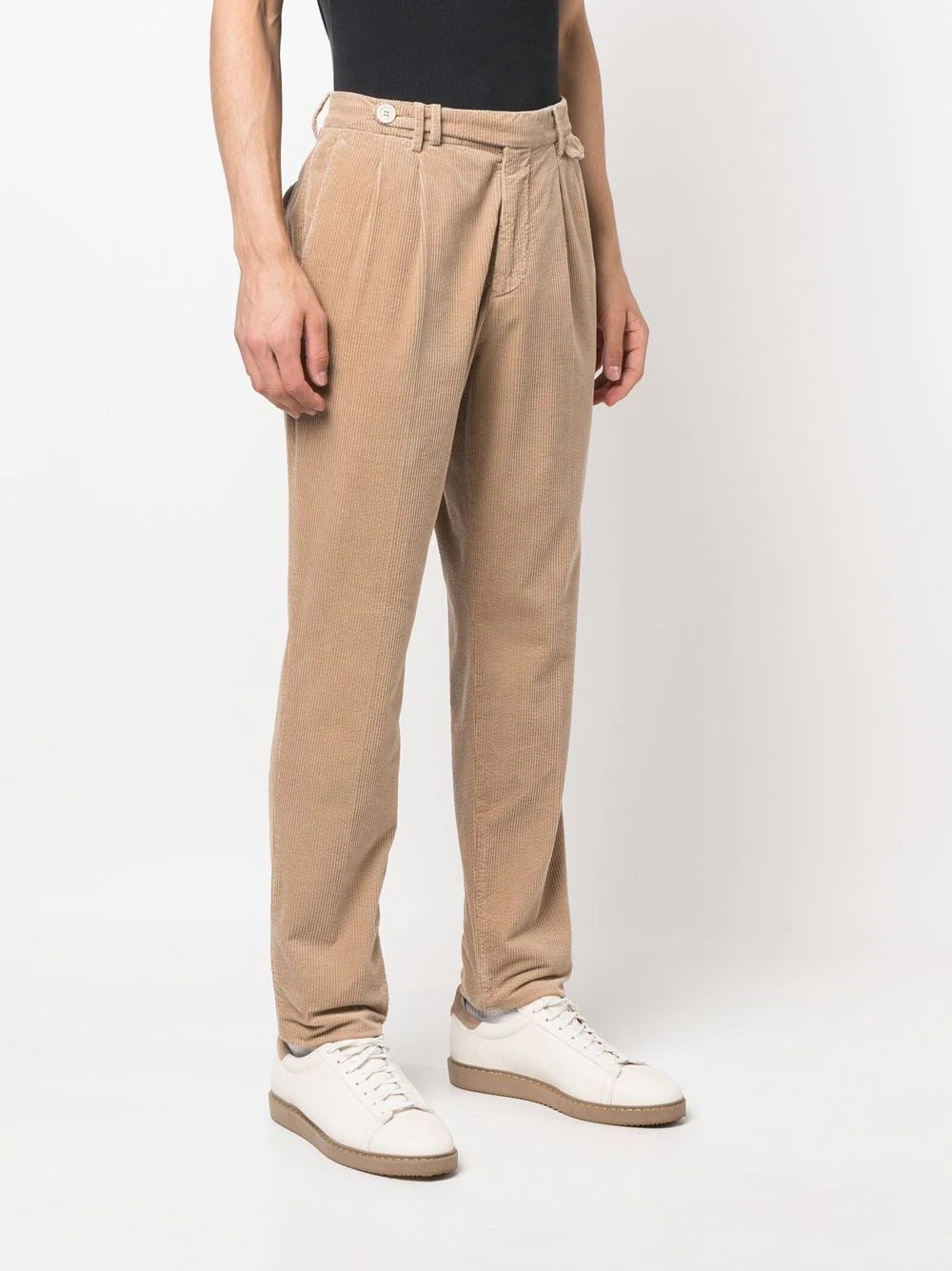 corduroy straight-leg trousers - 3