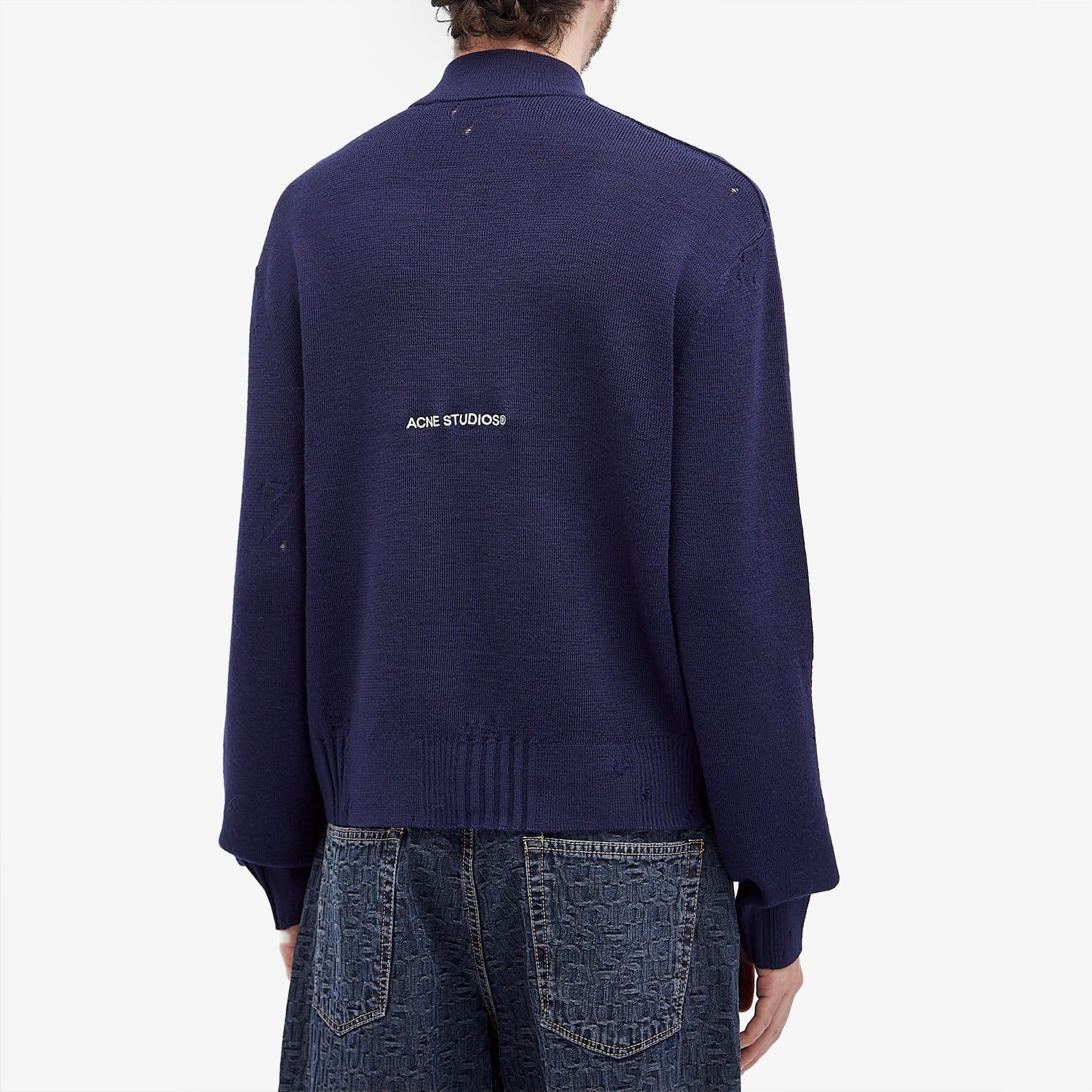 Acne Studios Kagic Vintage Merino Zip Cardigan - 3