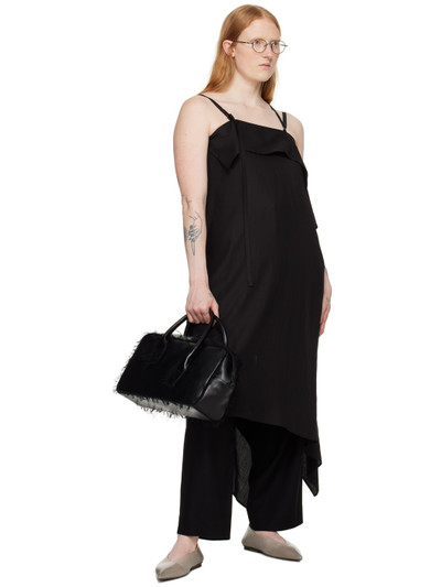 Y's Black Double Tucked Trousers outlook