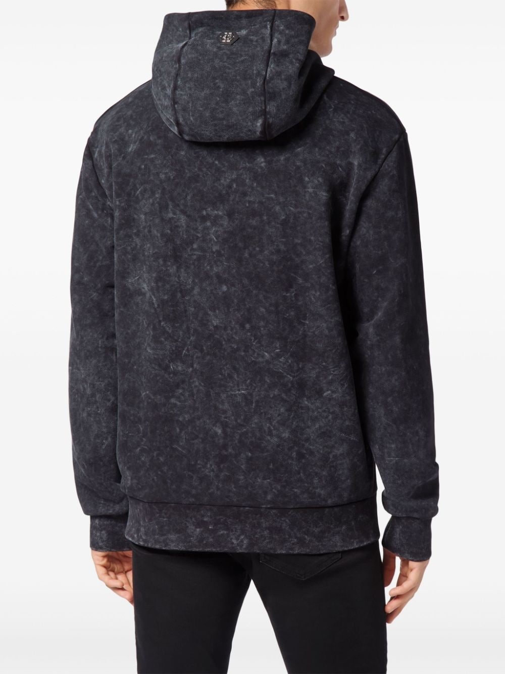 logo-embellished hoodie - 4